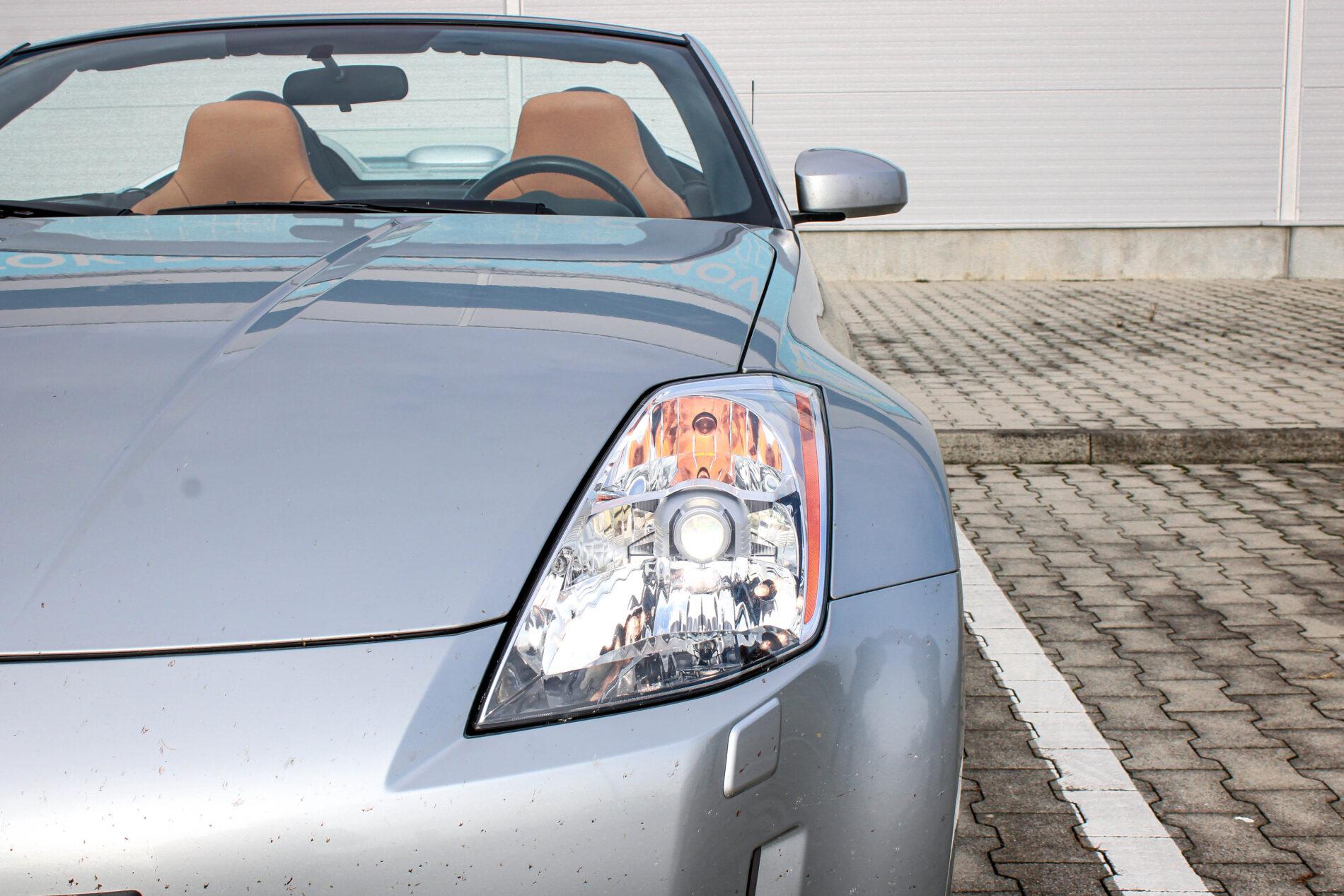 2005 Nissan 350Z, strieborná kabriolet, 36 427 km