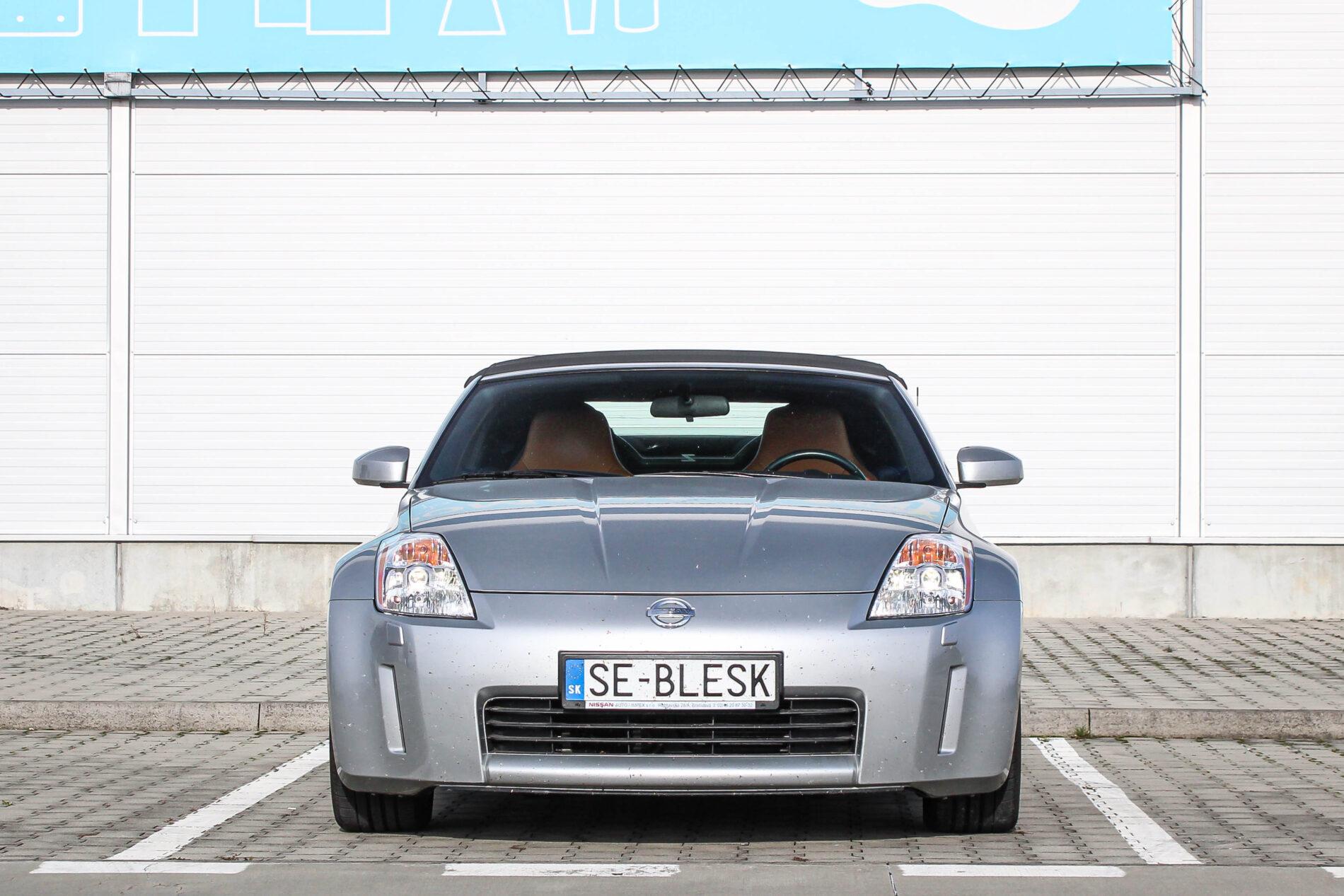 2005 Nissan 350Z, strieborná kabriolet, 36 427 km