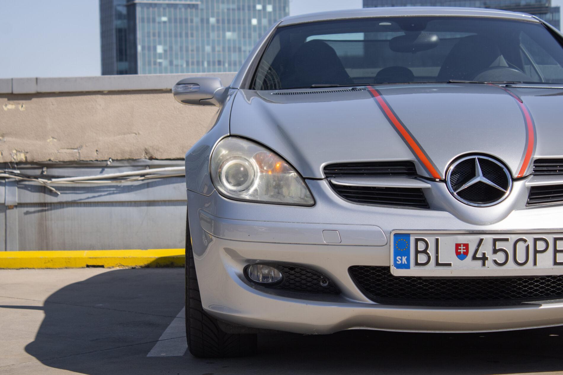 2006 Mercedes-Benz SLK 200 Komp., strieborná kabriolet, 87 500 km