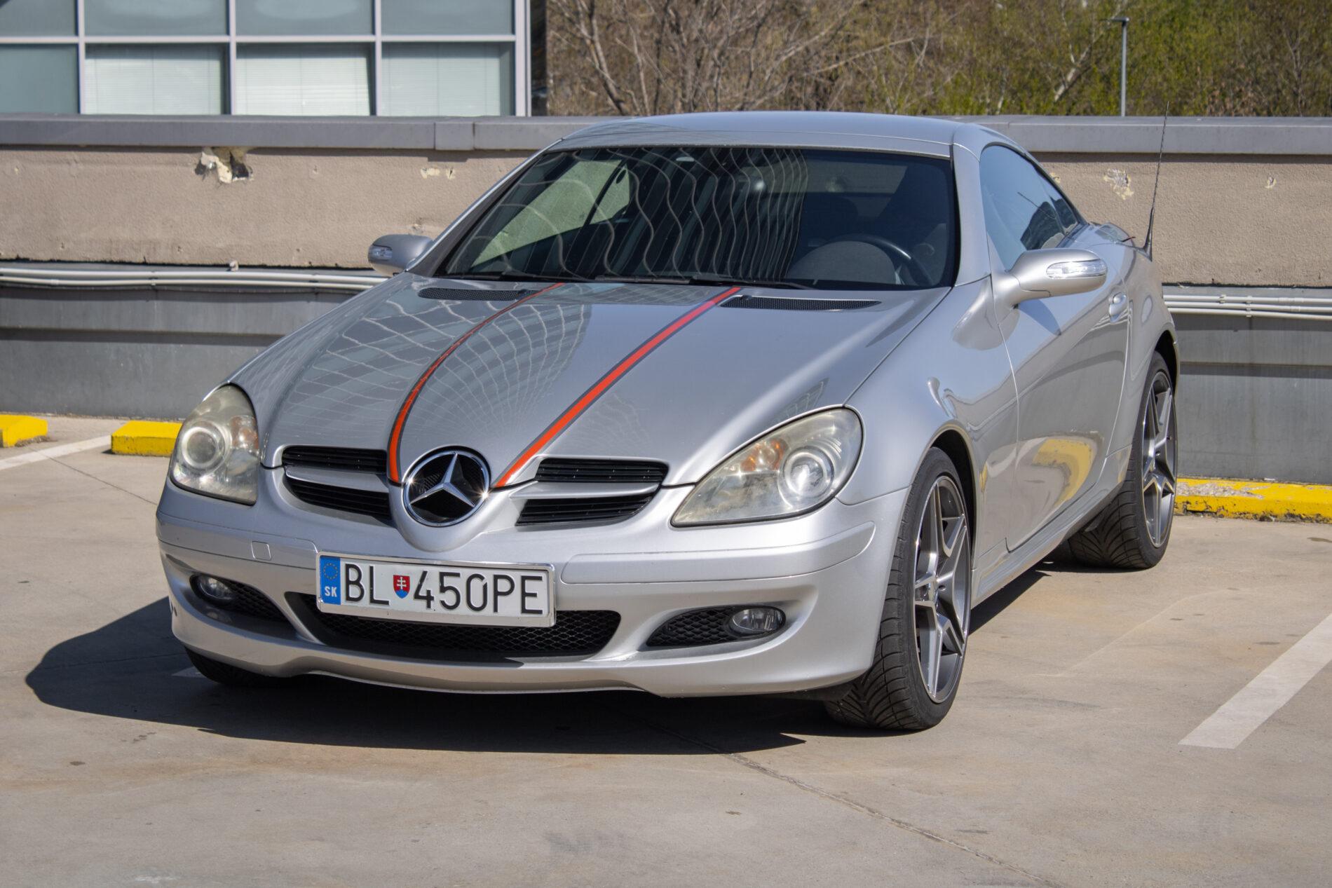 2006 Mercedes-Benz SLK 200 Komp., strieborná kabriolet, 87 500 km