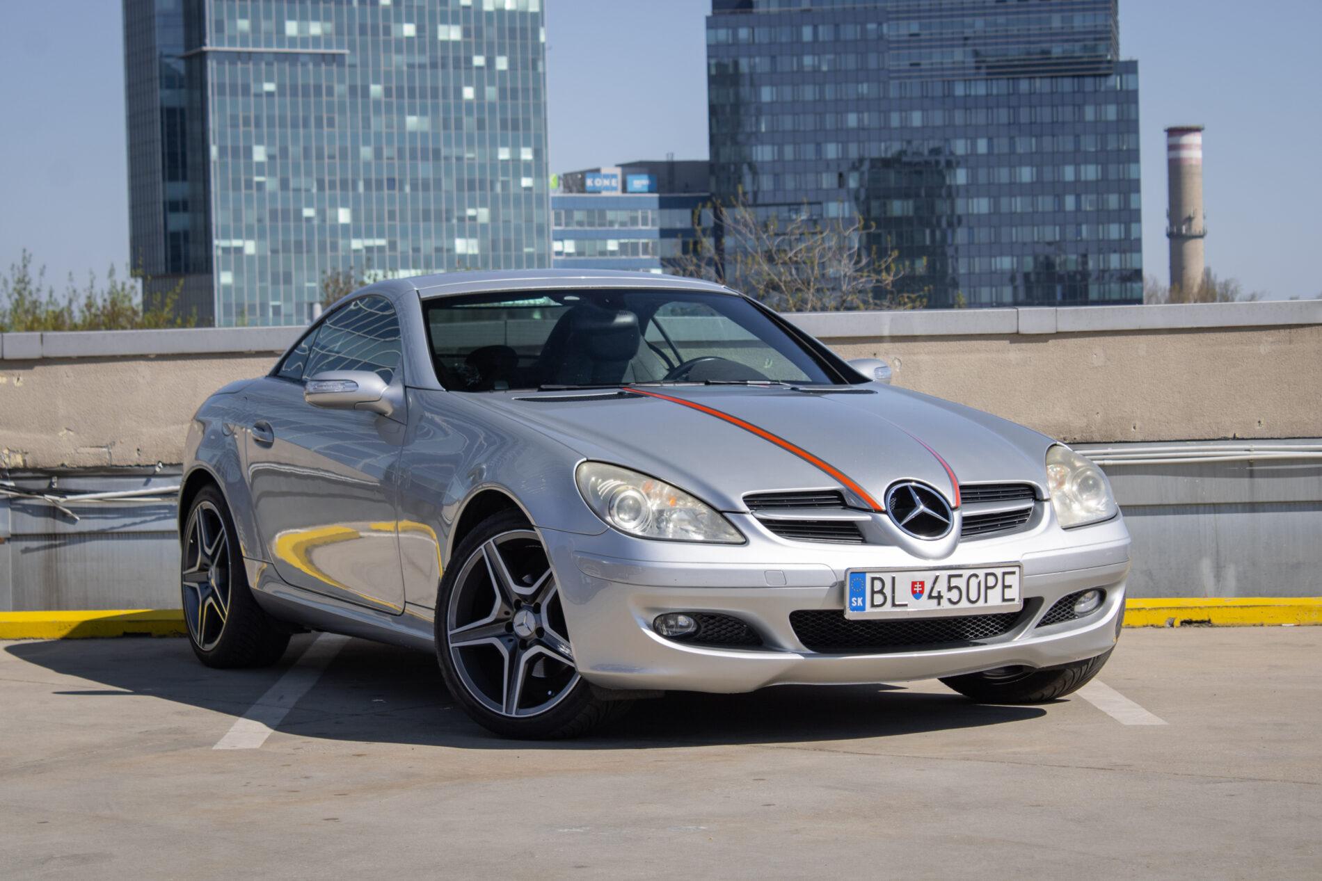 2006 Mercedes-Benz SLK 200 Komp., strieborná kabriolet, 87 500 km
