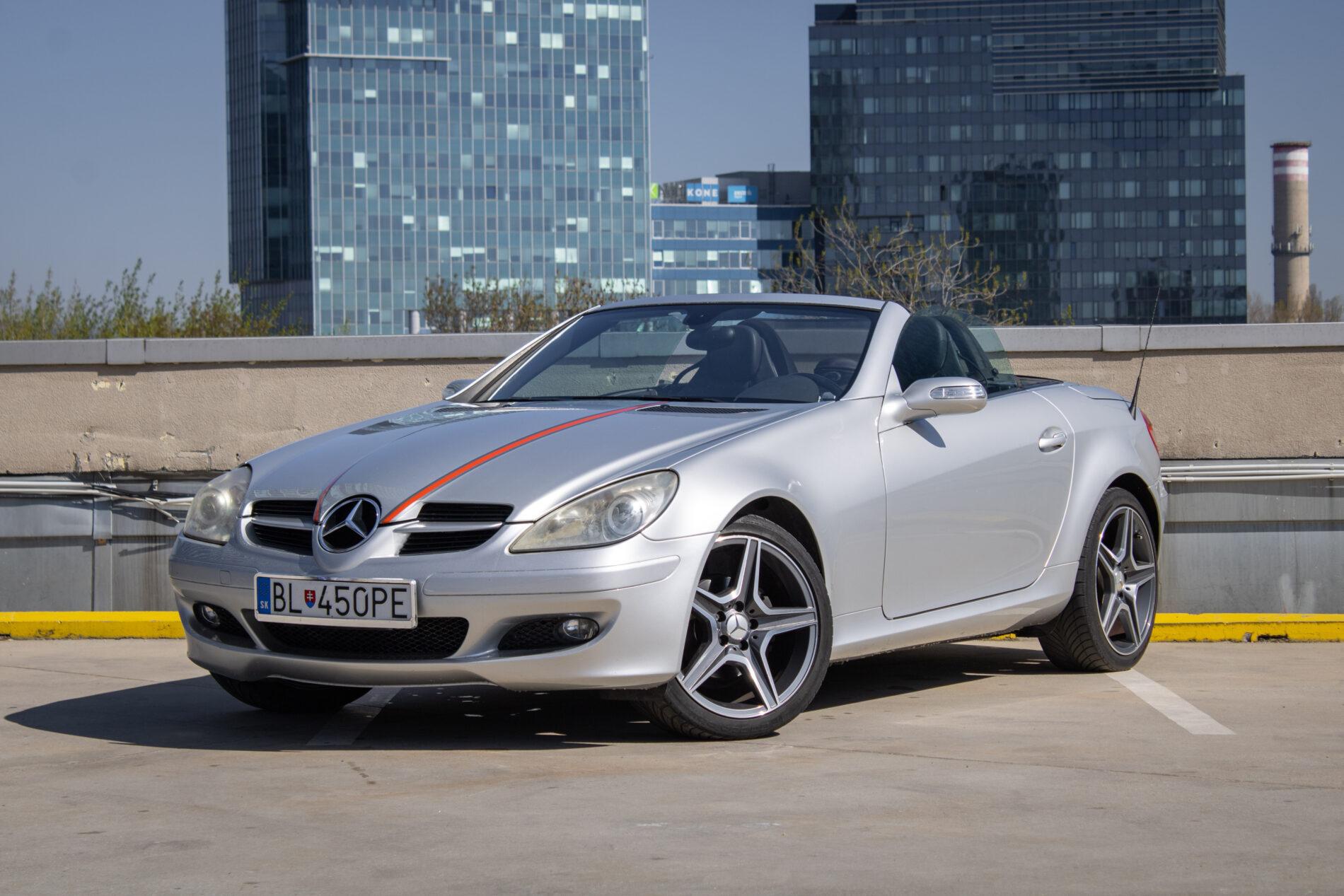 2006 Mercedes-Benz SLK 200 Komp., strieborná kabriolet, 87 500 km
