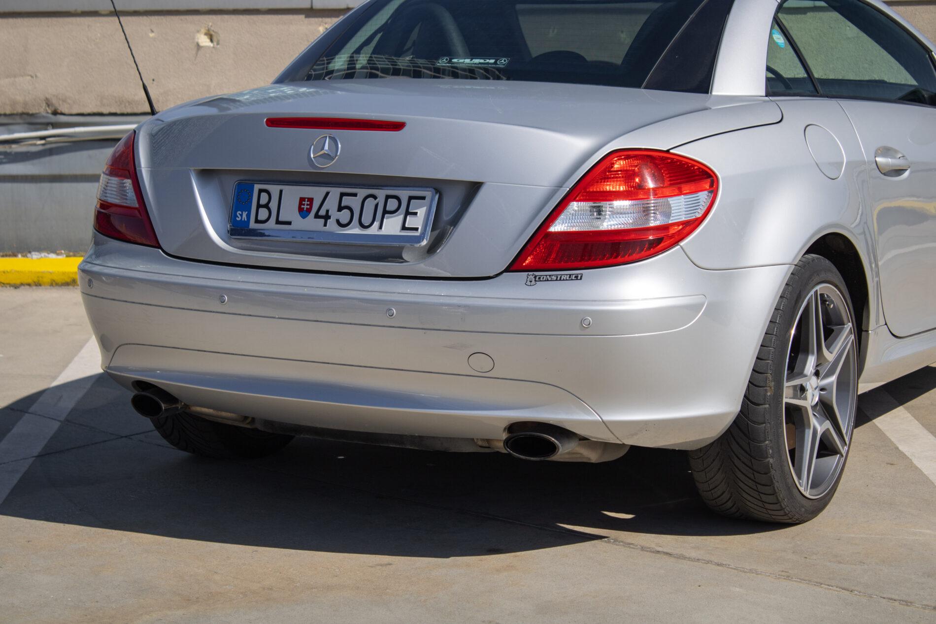 2006 Mercedes-Benz SLK 200 Komp., strieborná kabriolet, 87 500 km