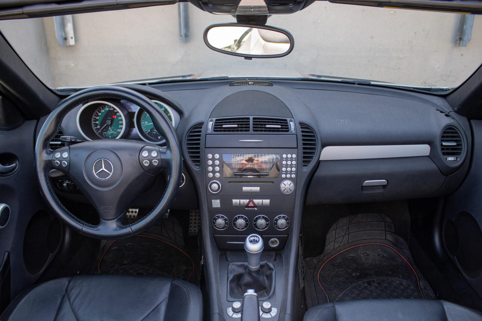 2006 Mercedes-Benz SLK 200 Komp., strieborná kabriolet, 87 500 km