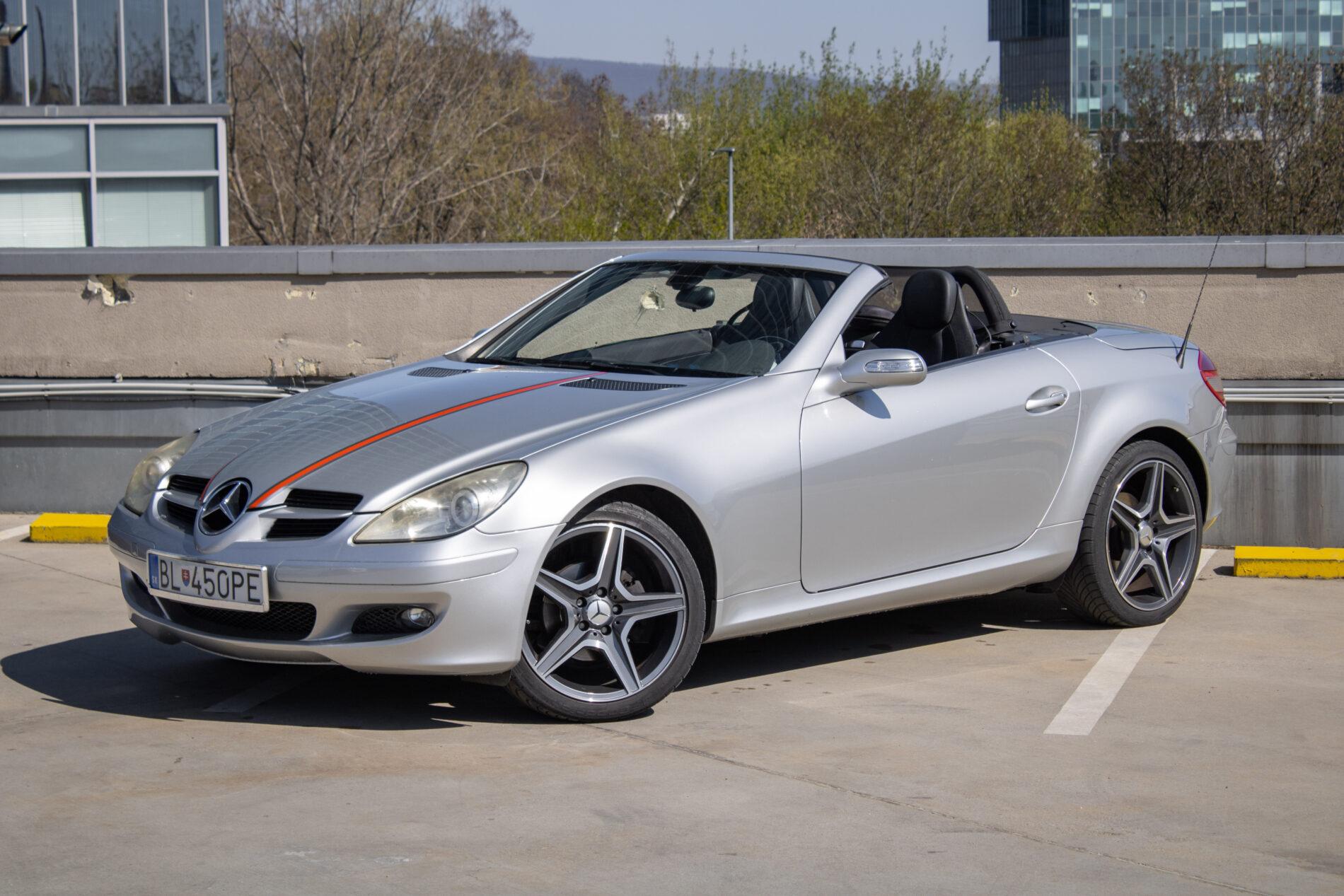 2006 Mercedes-Benz SLK 200 Komp., strieborná kabriolet, 87 500 km
