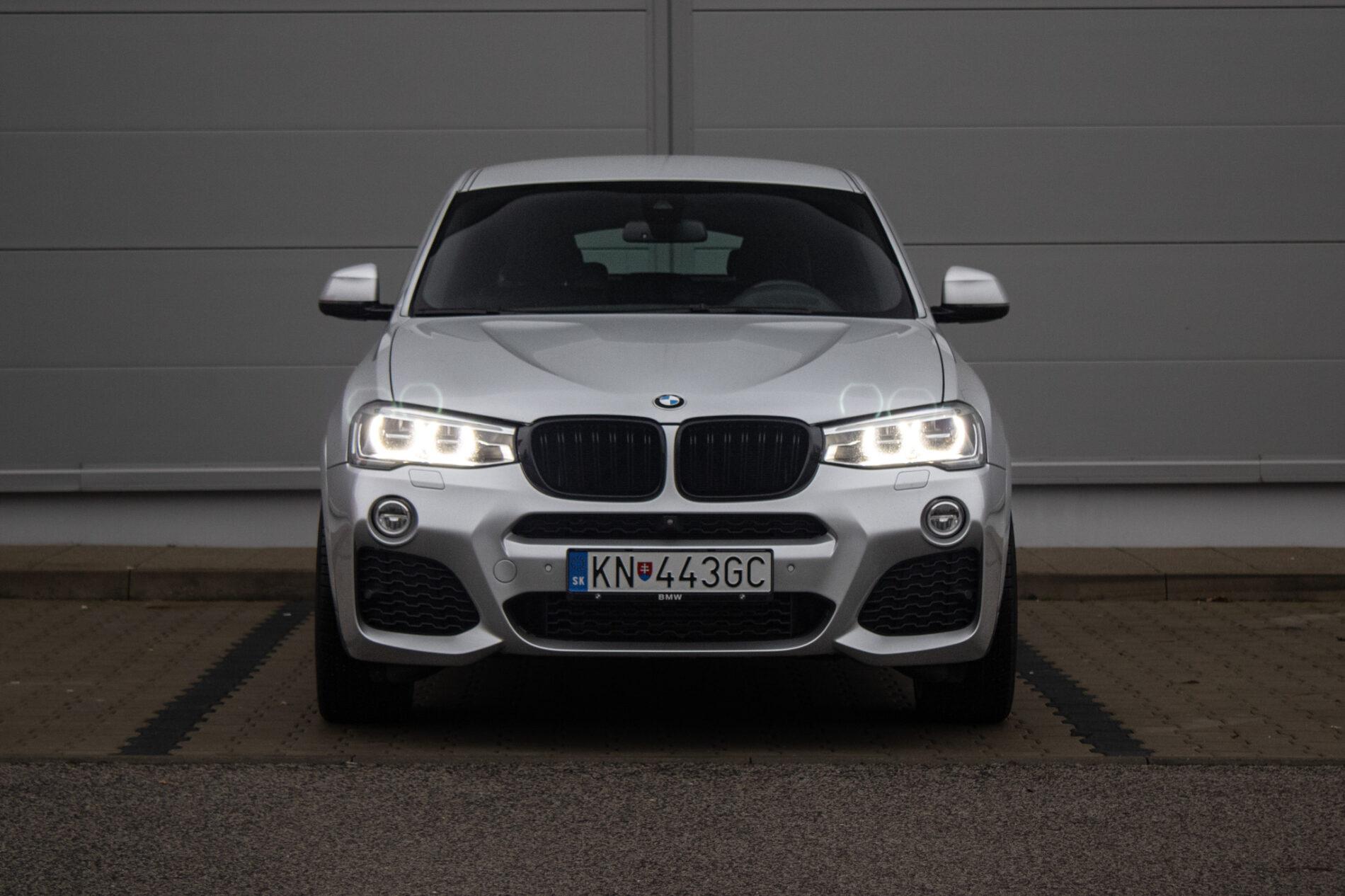 2018 BMW X4 35d, strieborná suv, 128 717 km