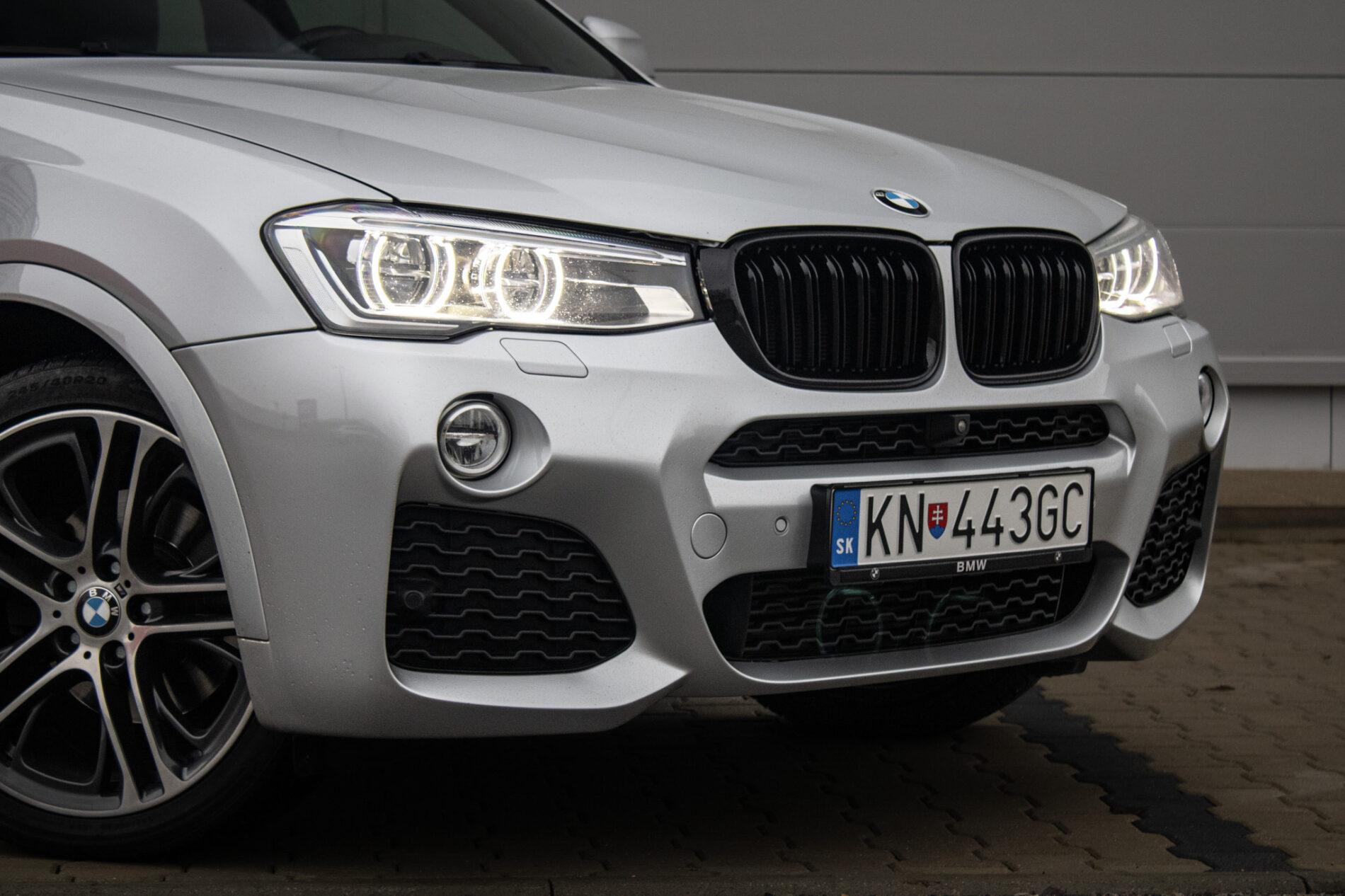 2018 BMW X4 35d, strieborná suv, 128 717 km