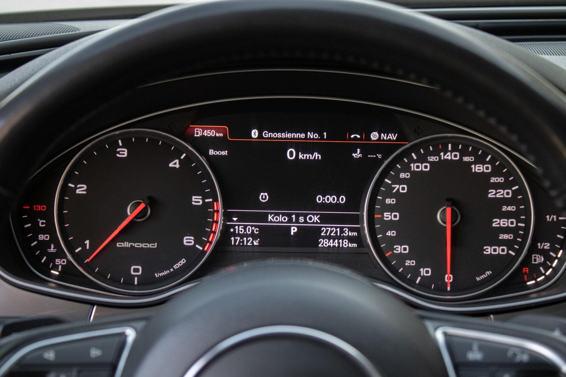 2013 AUDI A6, hnedá kombi, 284 418 km