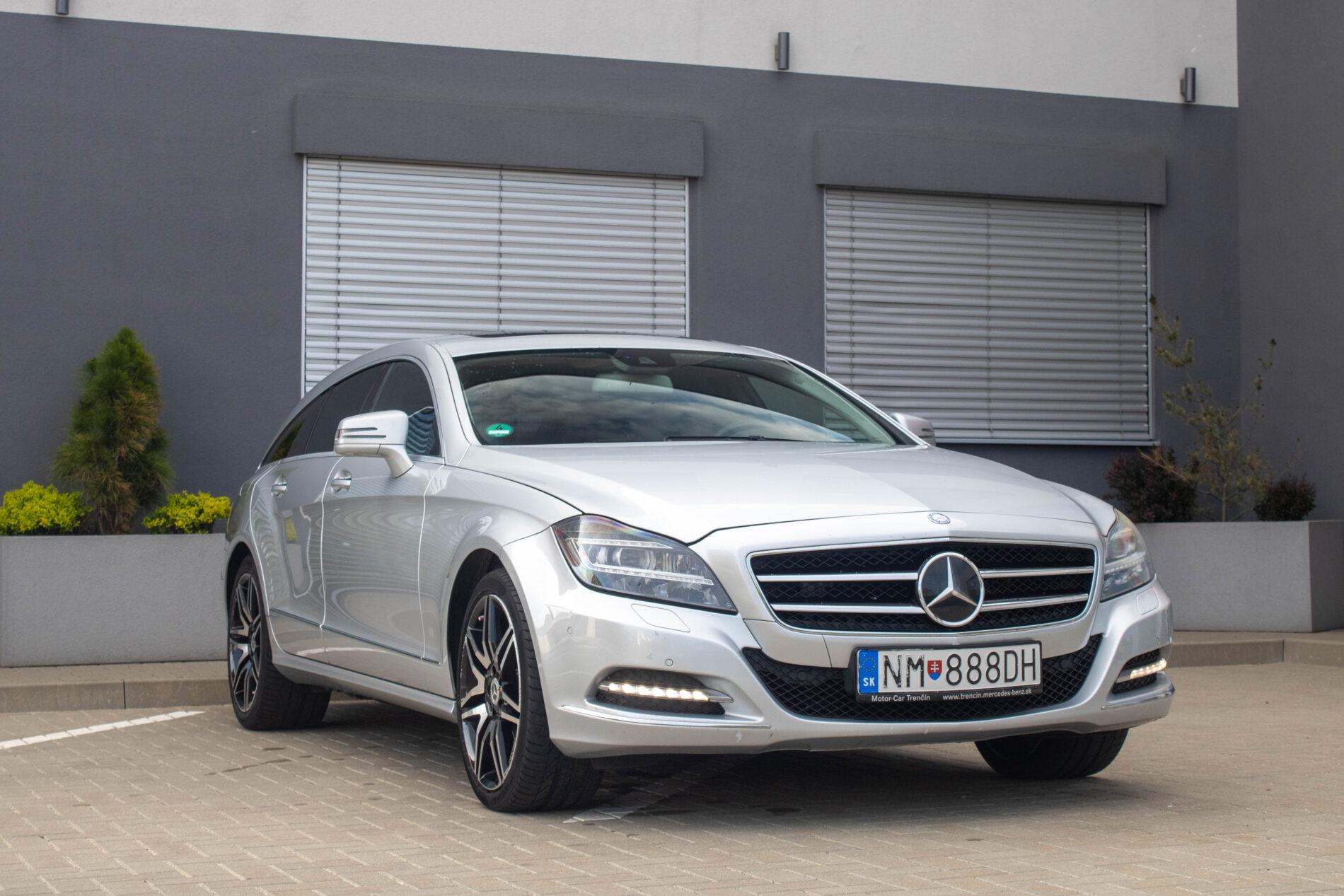 2013 Mercedes-Benz CLS 350 CDI, sivá kombi, 256 400 km