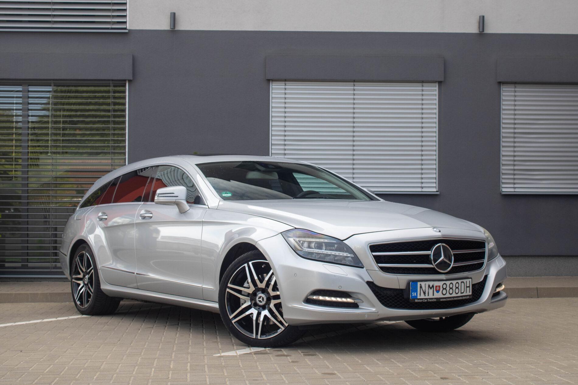 2013 Mercedes-Benz CLS 350 CDI, sivá kombi, 256 400 km