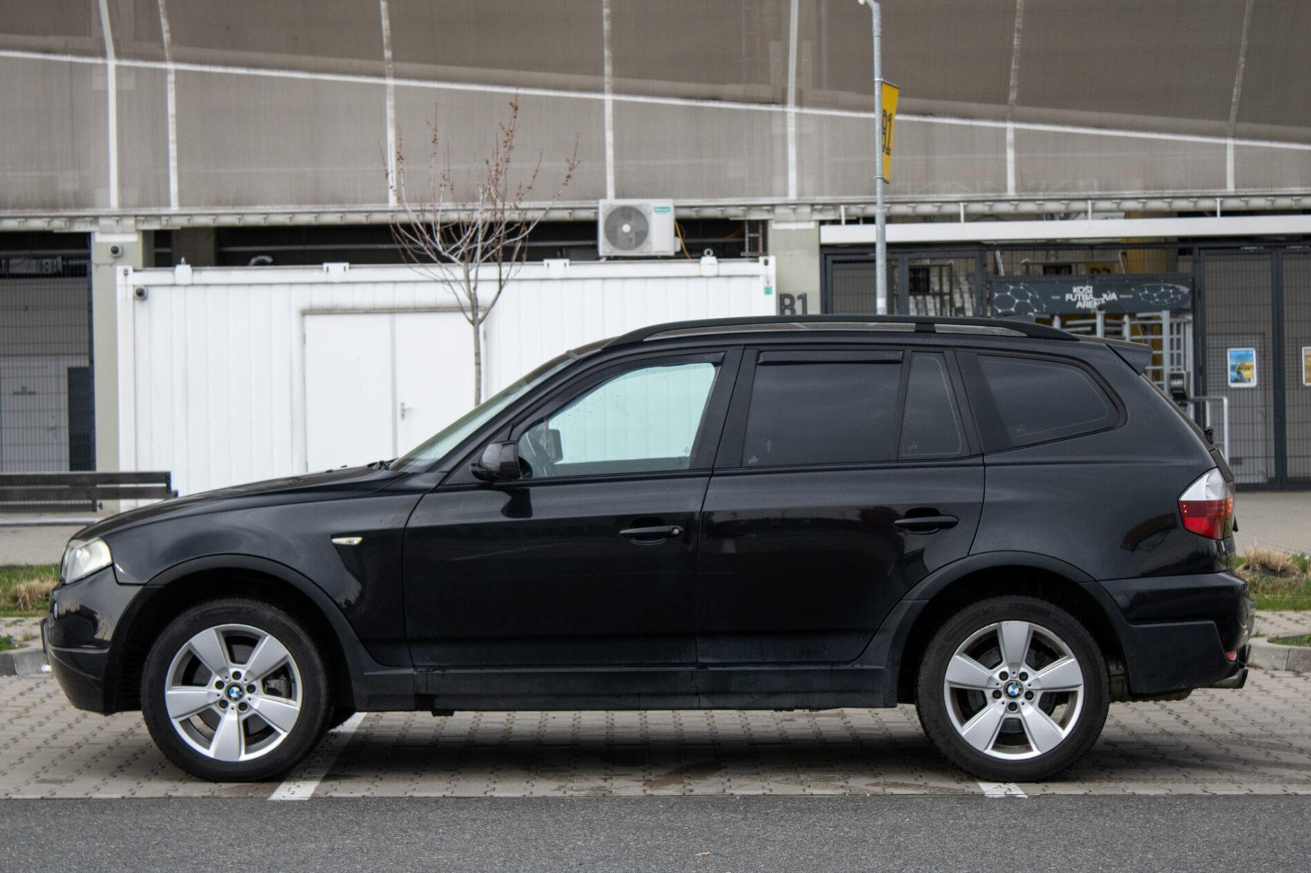 2008 BMW X3 35d, čierna suv, 273 392 km