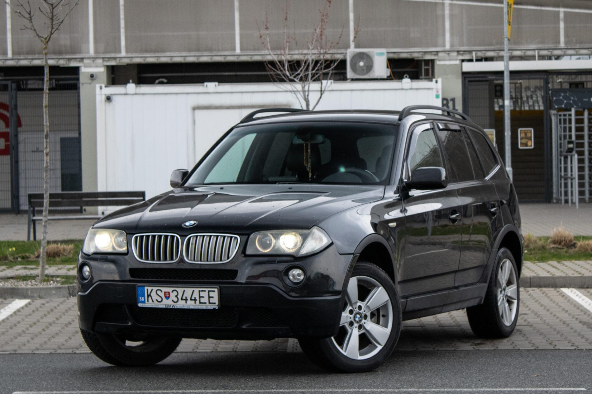 2008 BMW X3 35d, čierna suv, 273 392 km