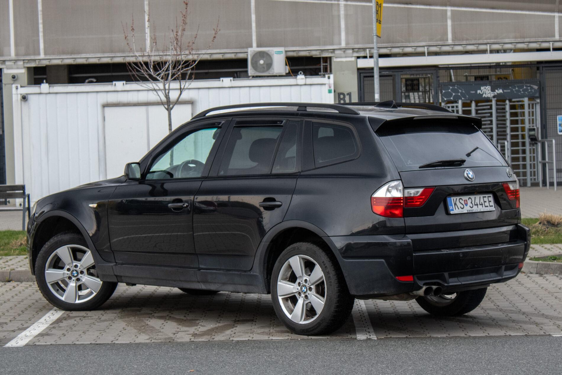 2008 BMW X3 35d, čierna suv, 273 392 km