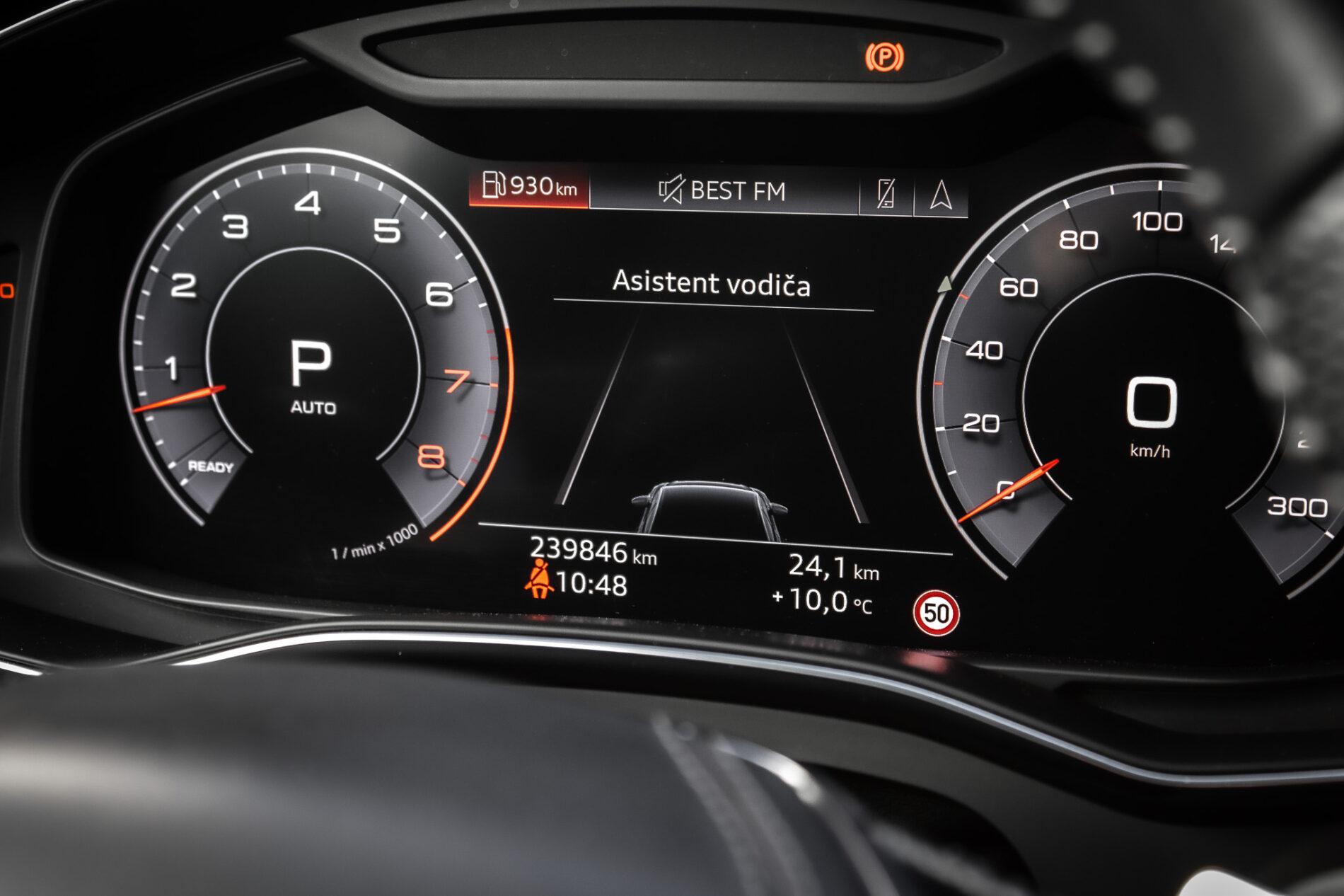 2018 AUDI A6, čierna sedan, 239 850 km