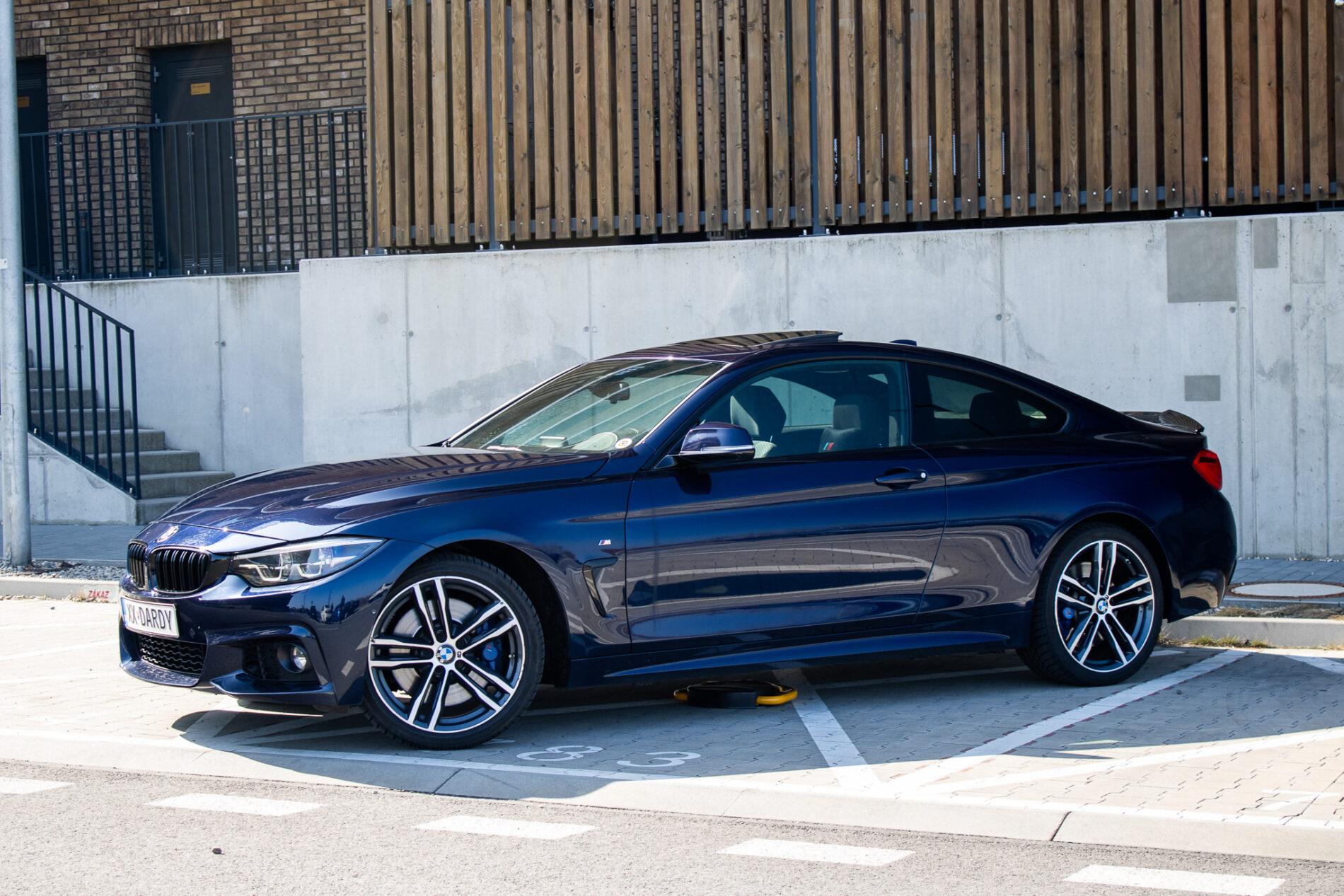 2018 BMW 440i, modrá kupé, 195 763 km