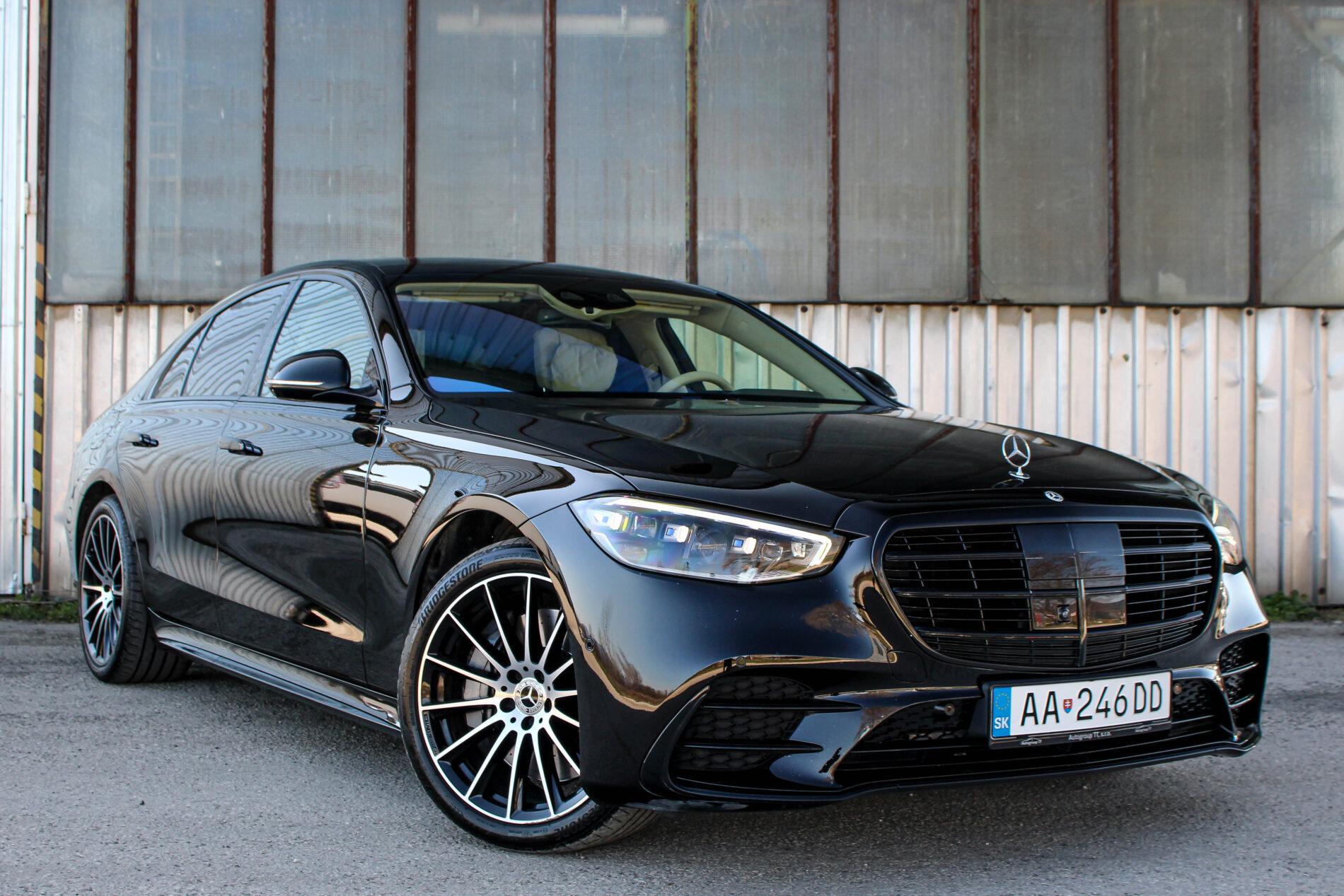 2021 Mercedes-Benz S 400d, čierna sedan, 82 099 km