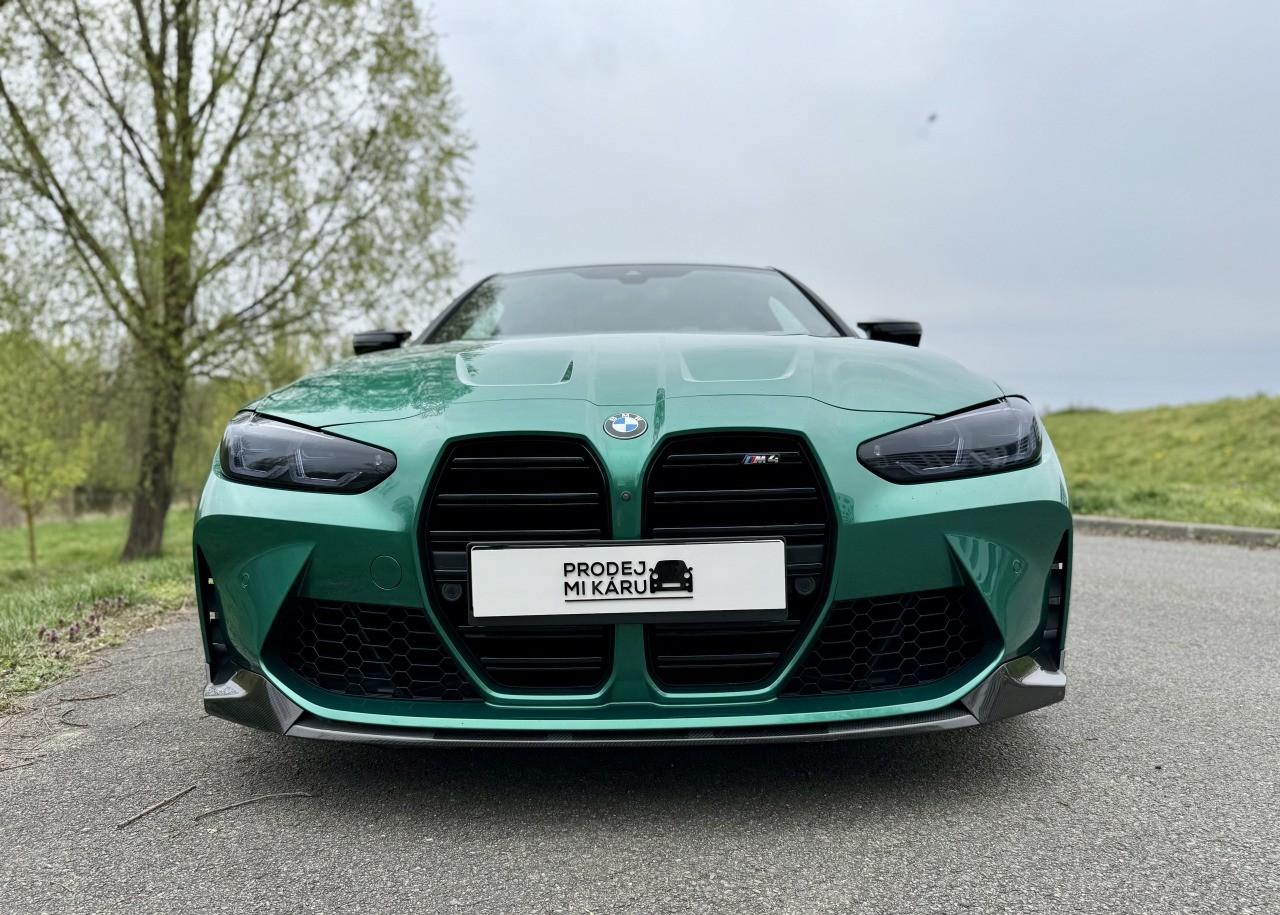 2021 BMW M4, tmavozelená kupé, 50 600 km
