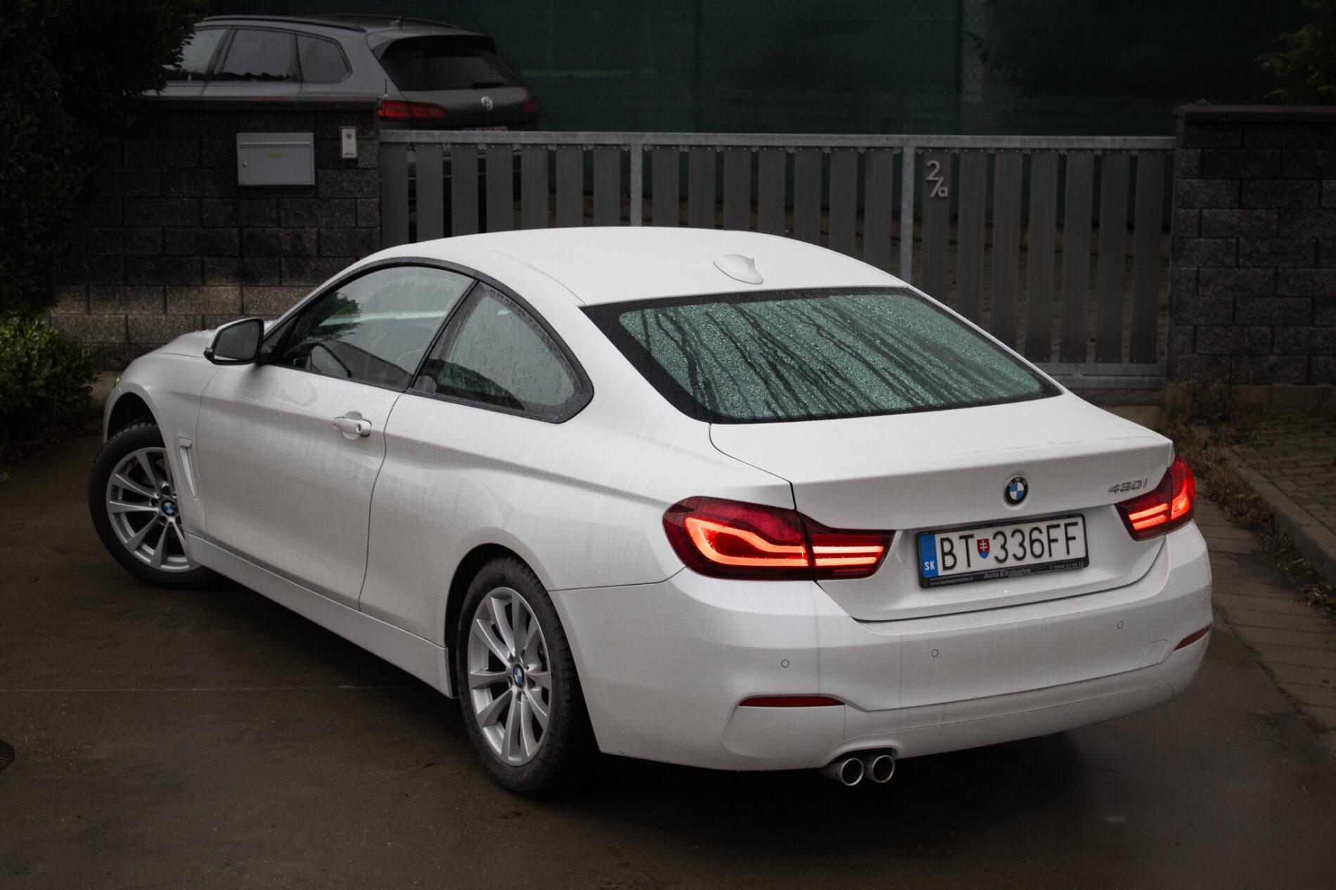 2020 BMW 430i, biela kupé, 67 237 km
