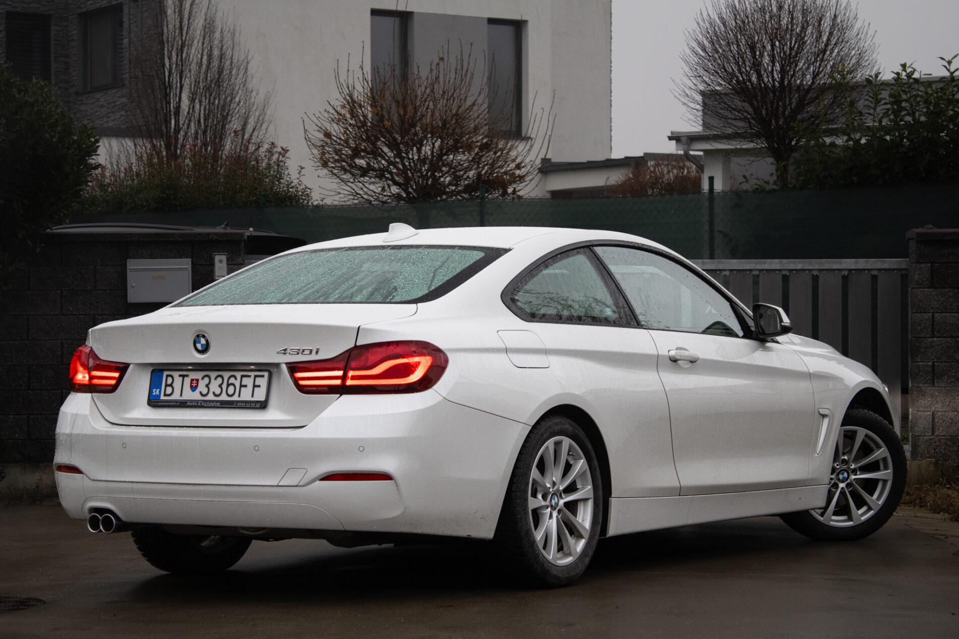 2020 BMW 430i, biela kupé, 67 237 km