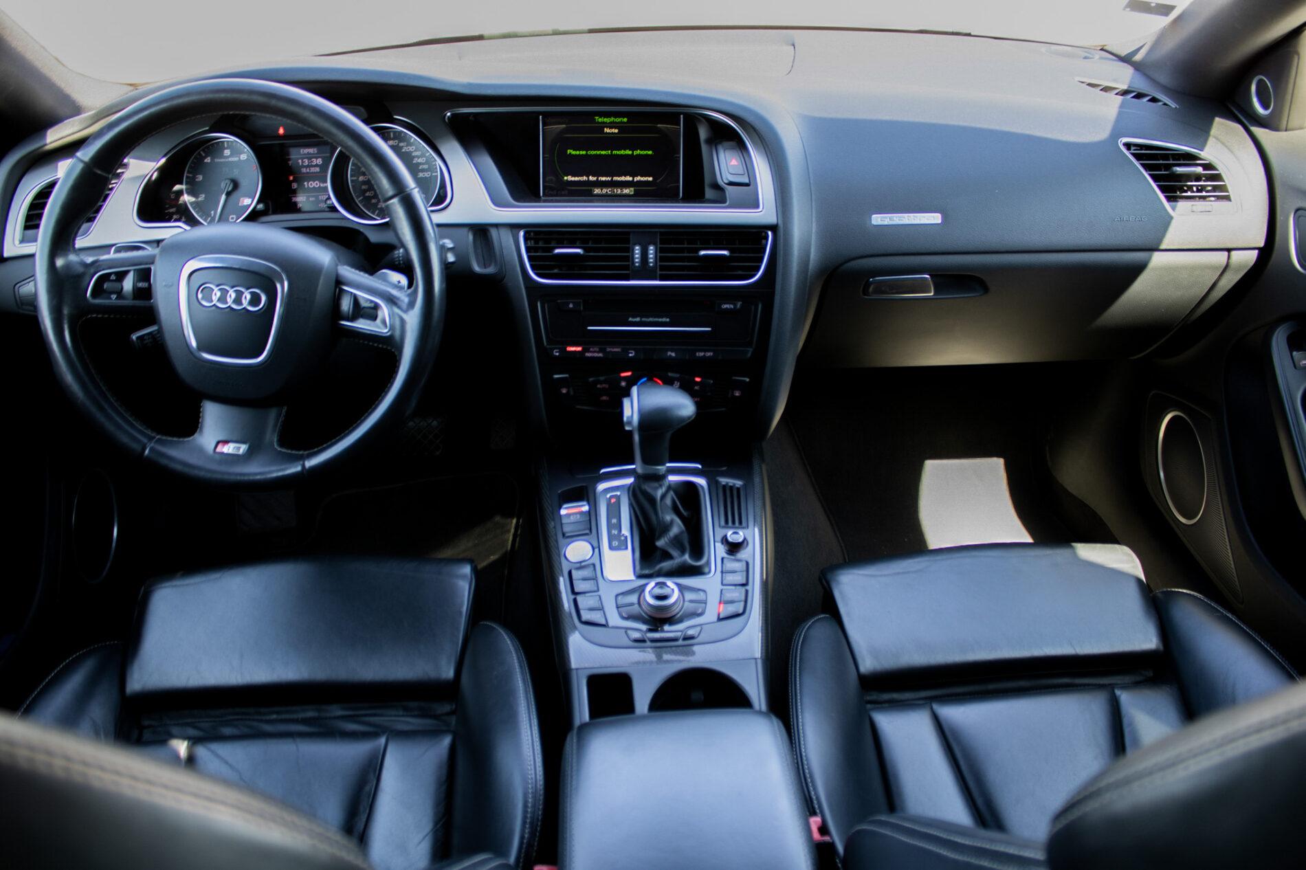 2010 AUDI S5, biela kupé, 266 052 km
