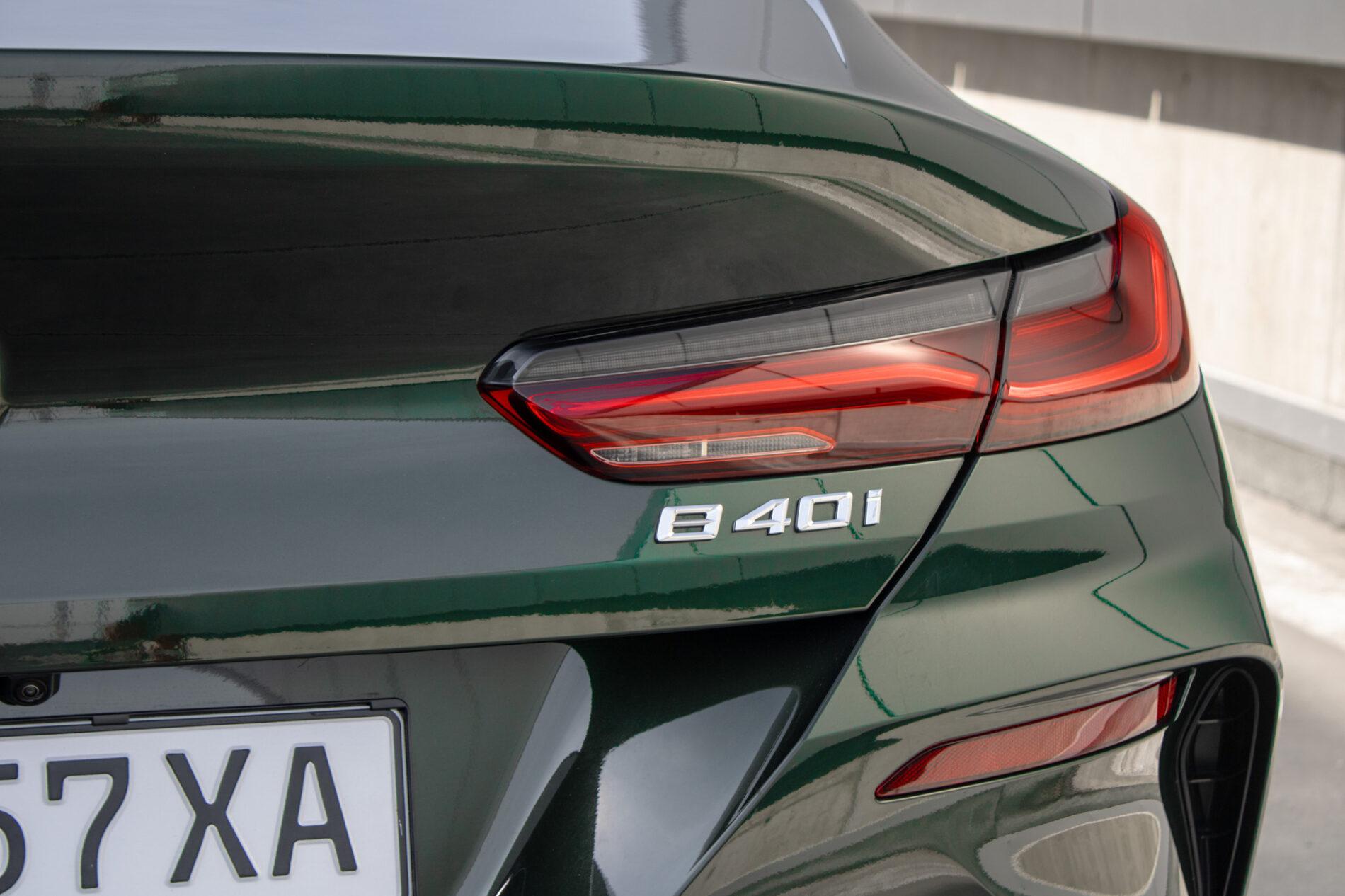 2023 BMW 840i, zelená kupé, 22 798 km