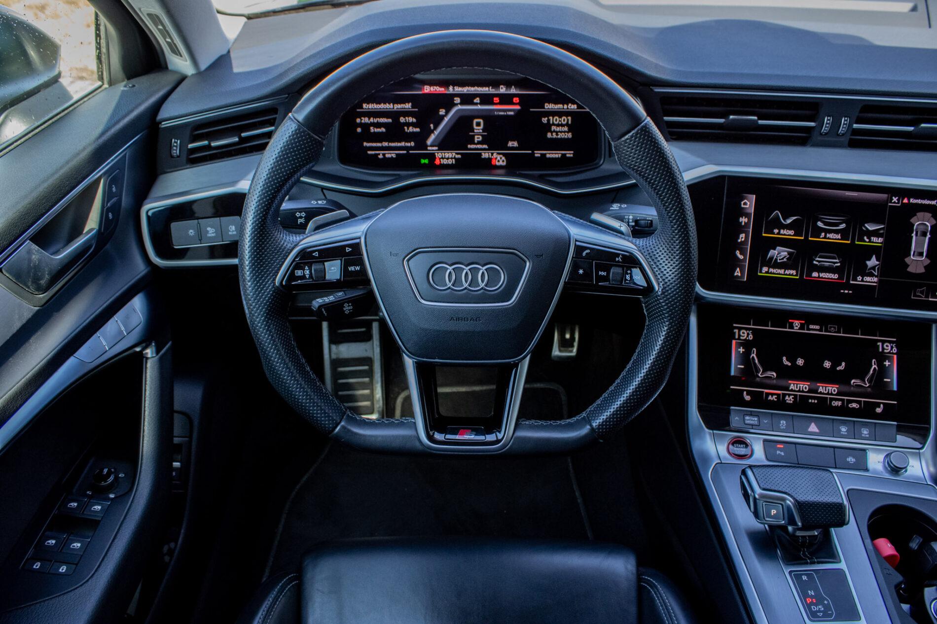 2021 AUDI S6, modrá sedan, 101 997 km