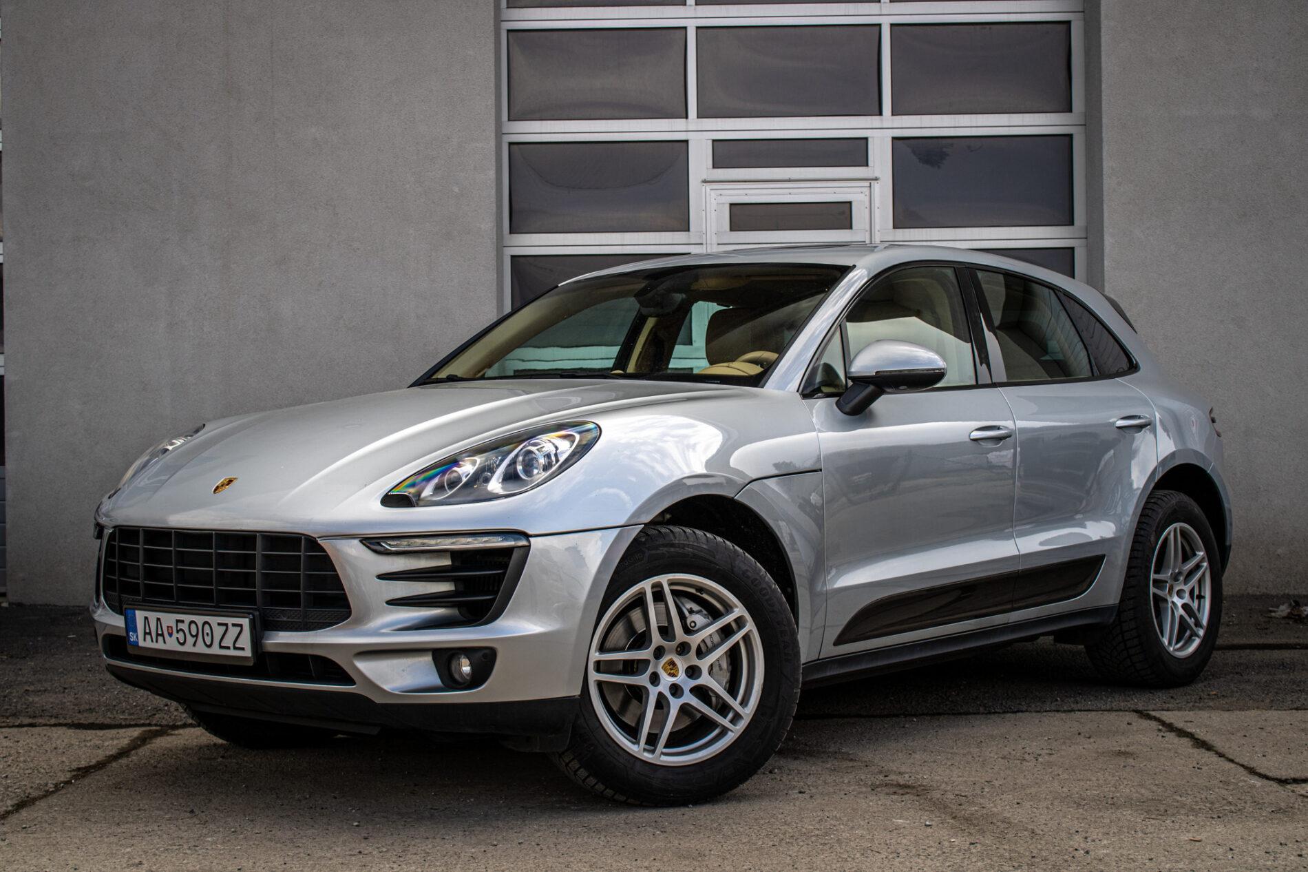 2014 Porsche Macan S, strieborná suv, 125 433 km