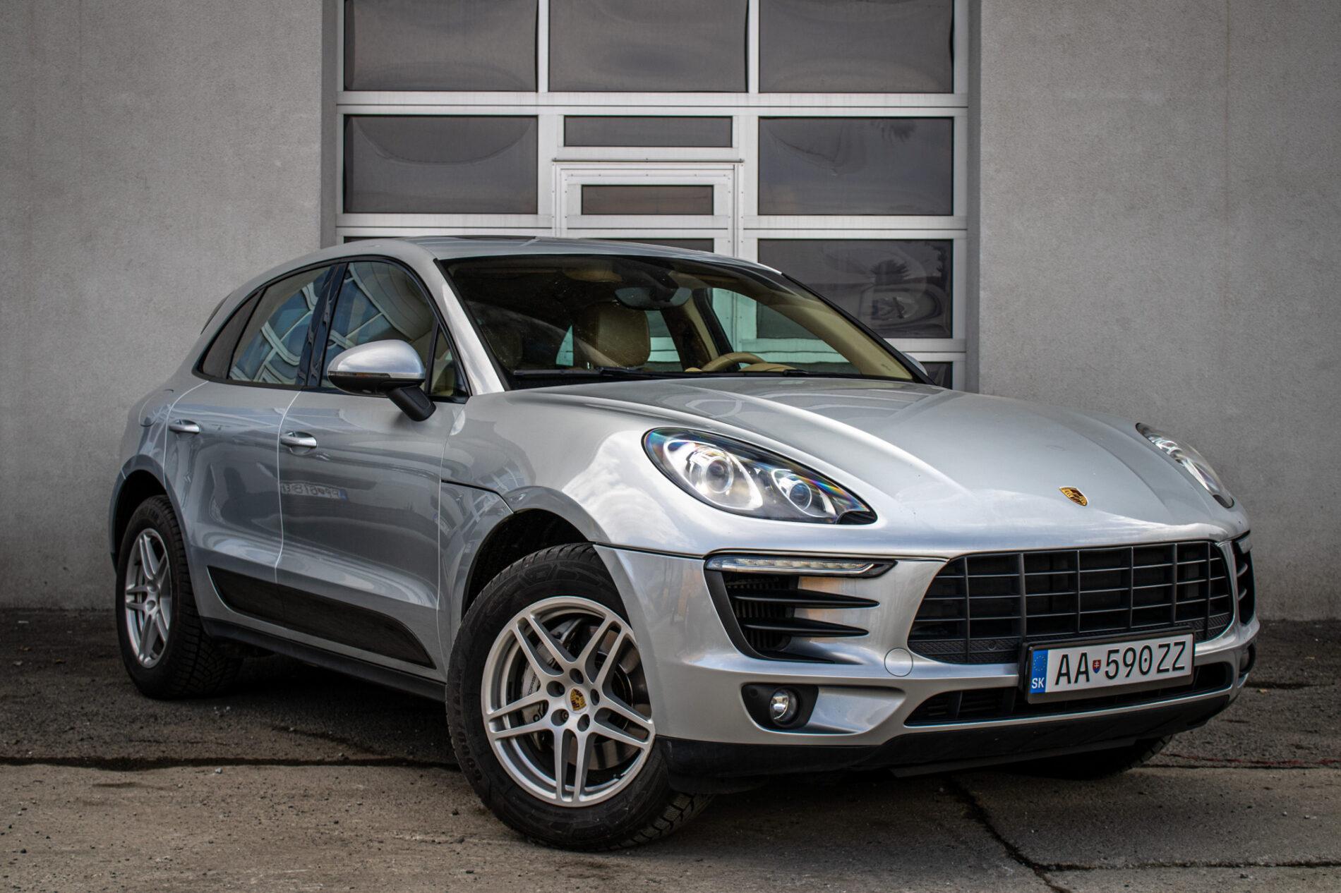 2014 Porsche Macan S, strieborná suv, 125 433 km