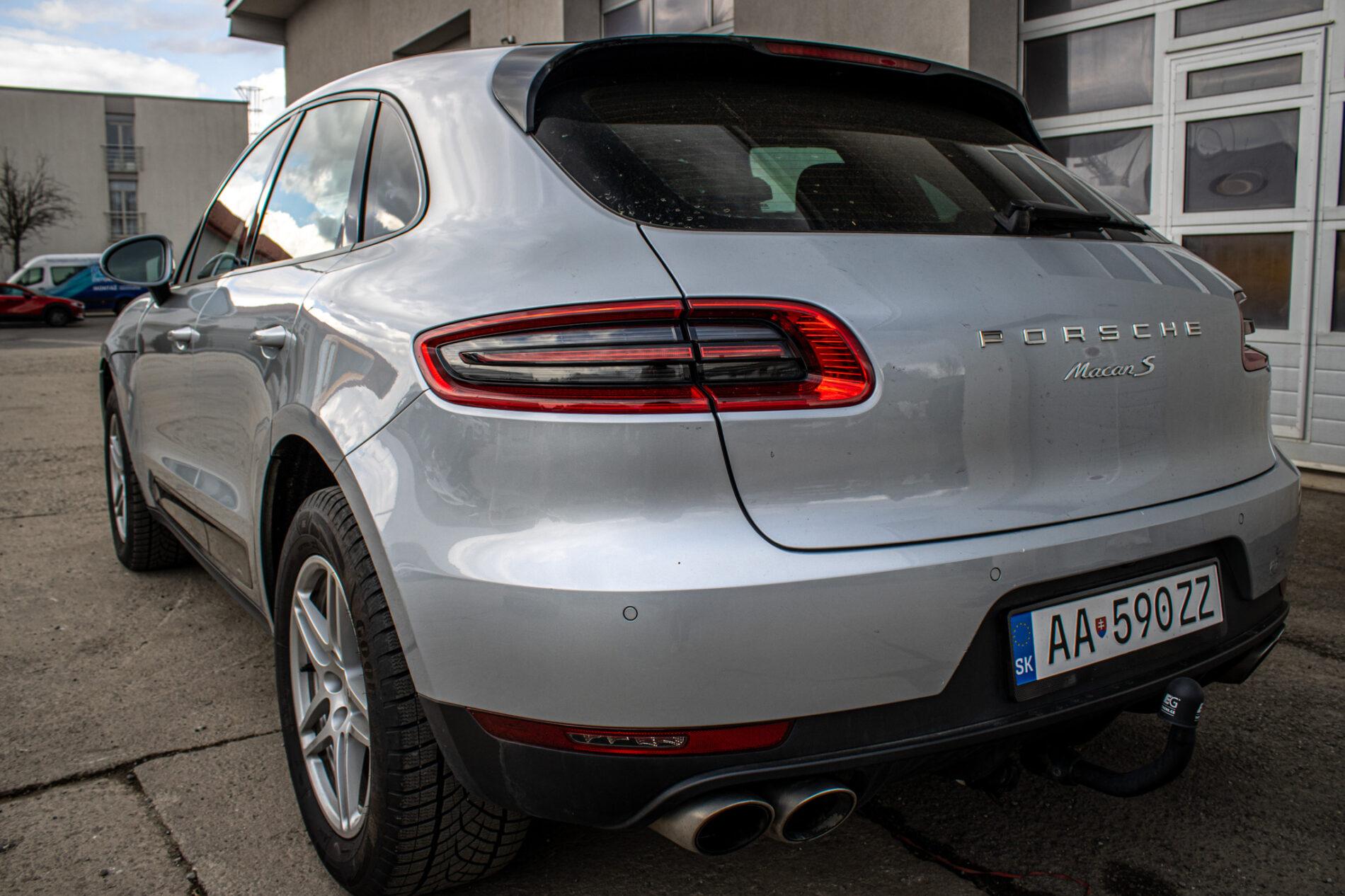 2014 Porsche Macan S, strieborná suv, 125 433 km