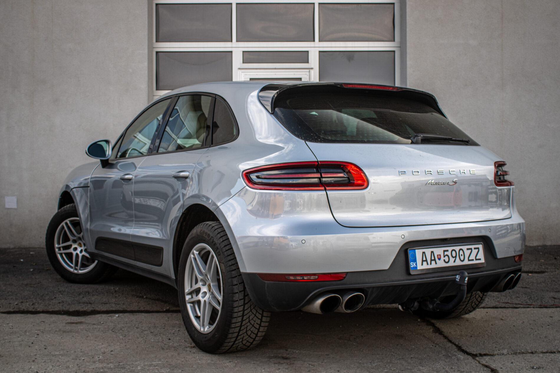 2014 Porsche Macan S, strieborná suv, 125 433 km