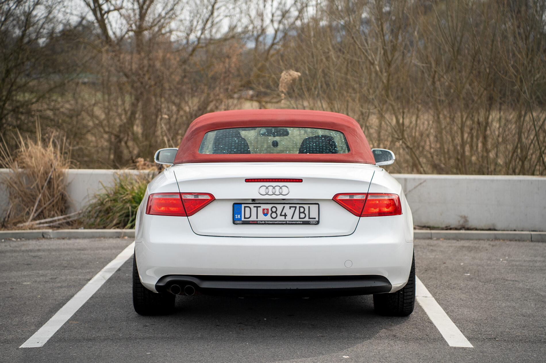 2010 AUDI A5, biela kabriolet, 357 143 km