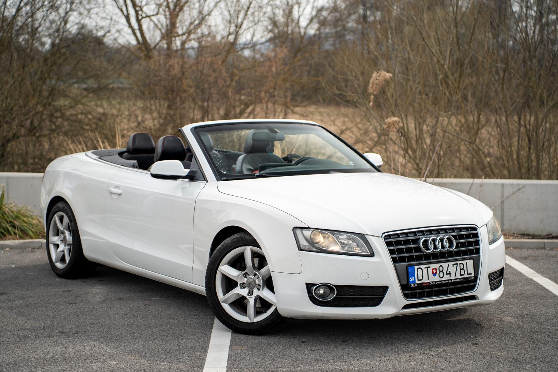 2010 AUDI A5, biela kabriolet, 357 143 km