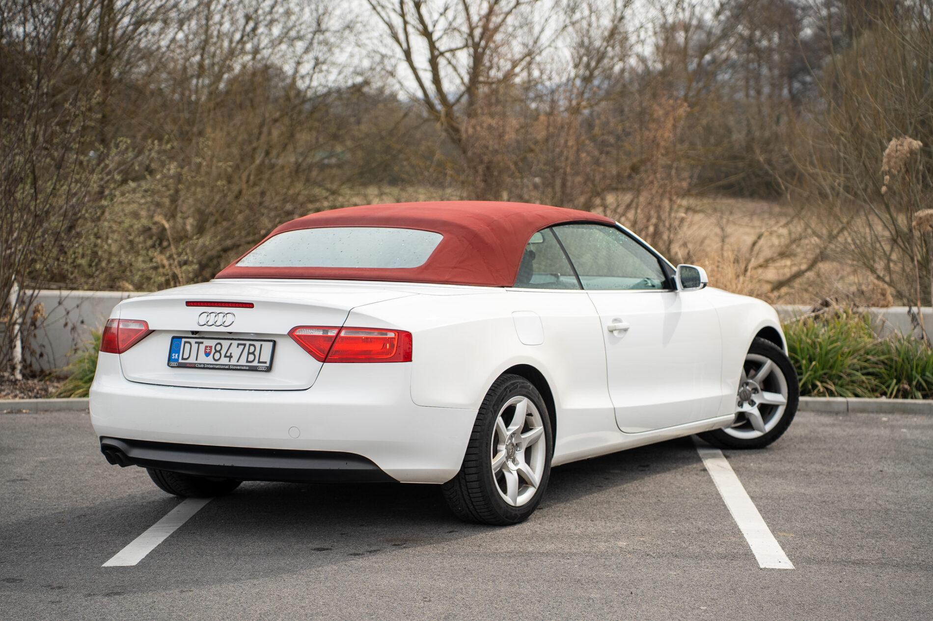 2010 AUDI A5, biela kabriolet, 357 143 km