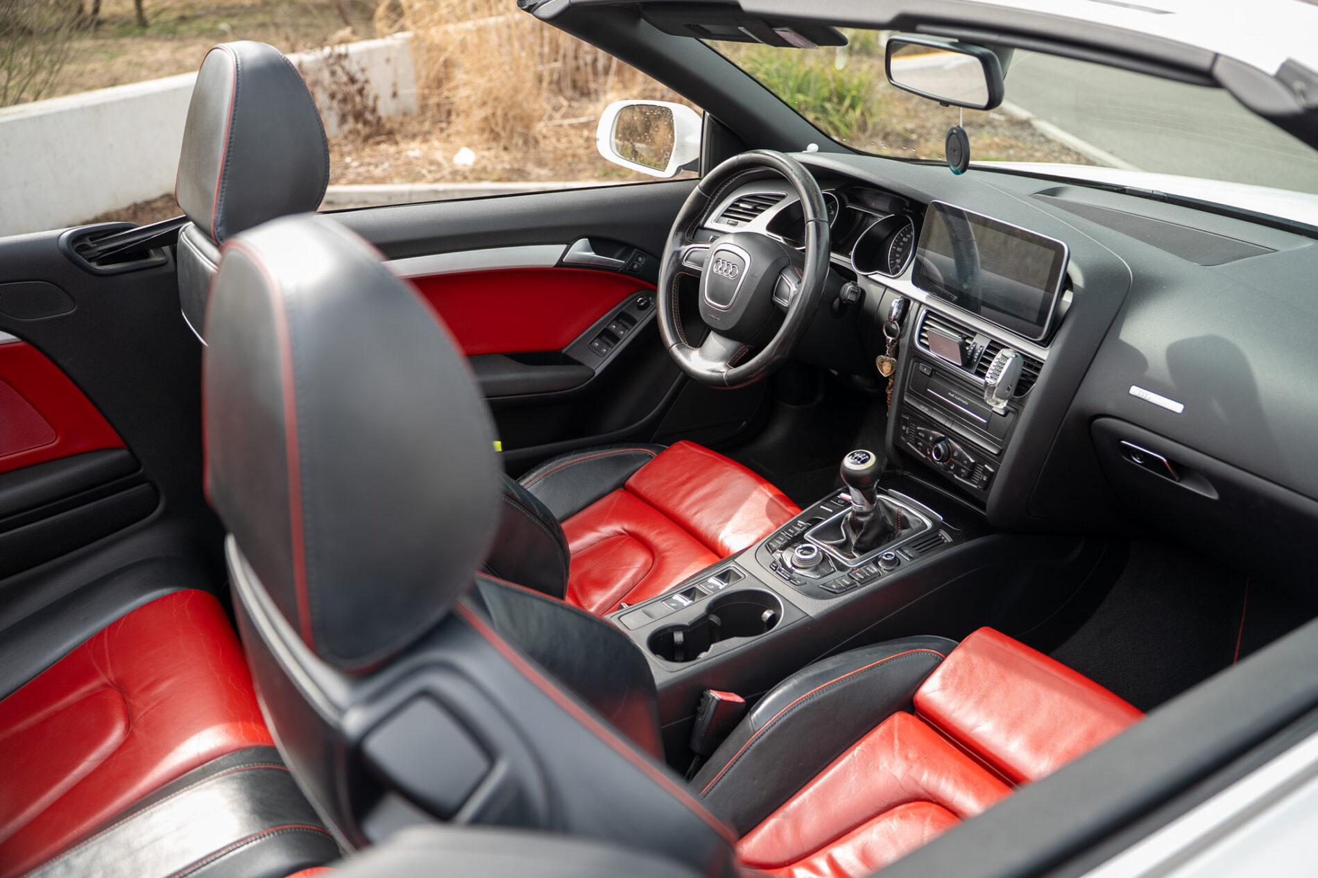 2010 AUDI A5, biela kabriolet, 357 143 km