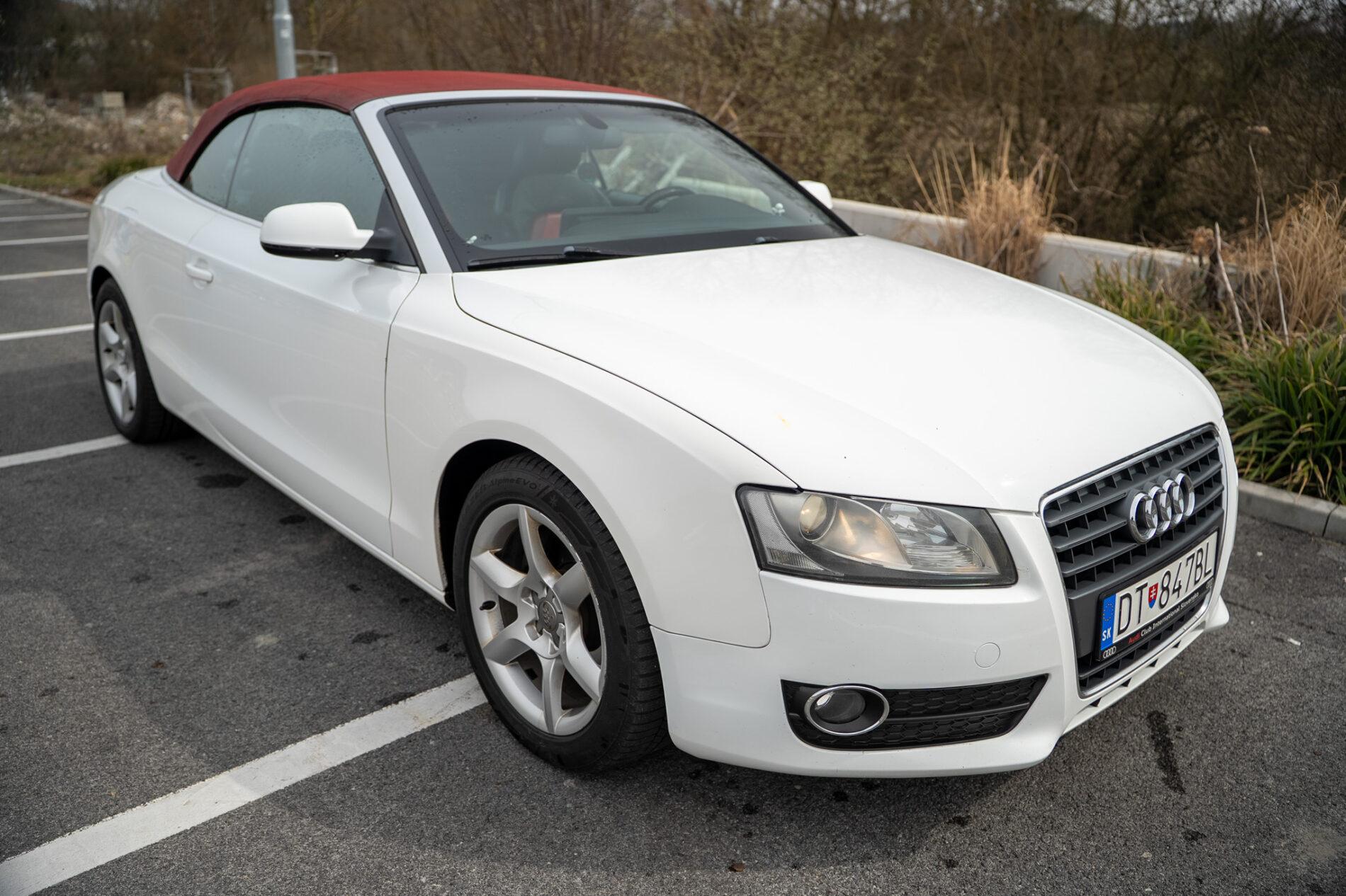 2010 AUDI A5, biela kabriolet, 357 143 km
