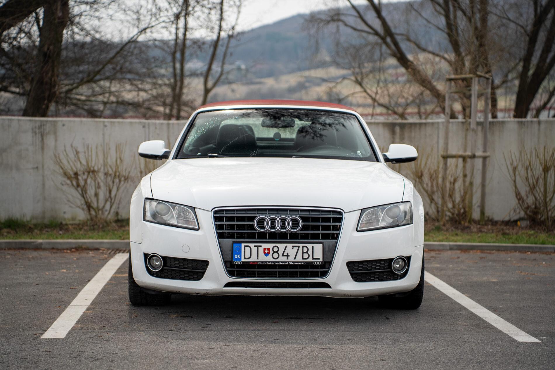 2010 AUDI A5, biela kabriolet, 357 143 km