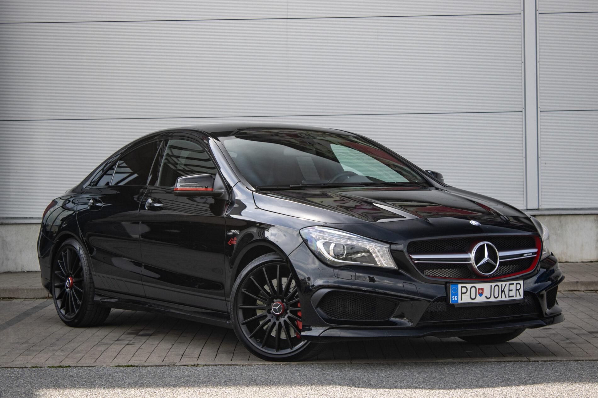 2014 Mercedes-Benz CLA 45 AMG, čierna kupé, 135 120 km