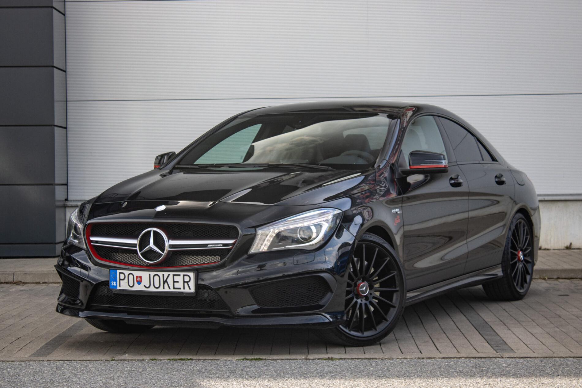 2014 Mercedes-Benz CLA 45 AMG, čierna kupé, 135 120 km