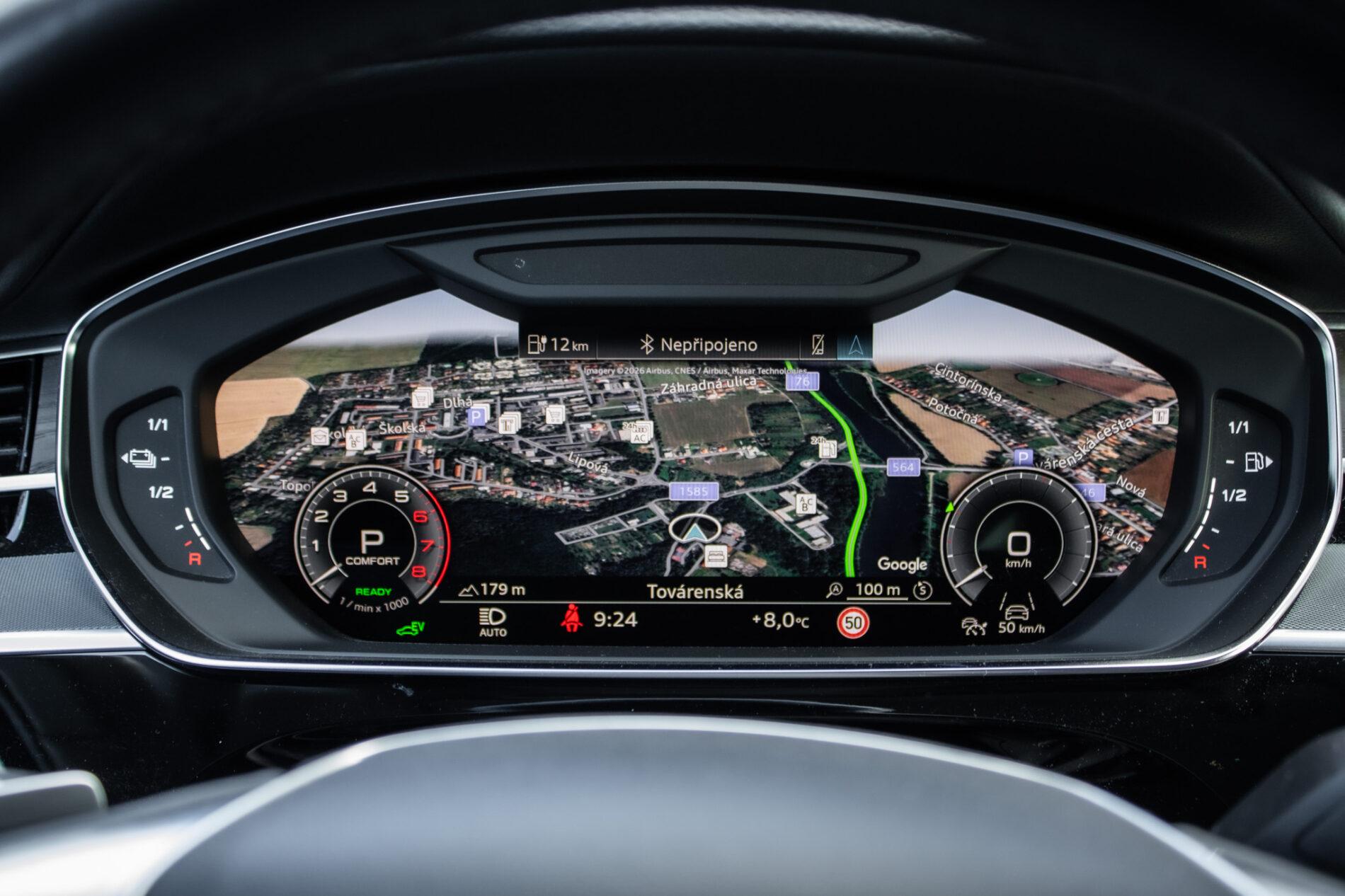 2023 AUDI A8, čierna sedan, 45 533 km