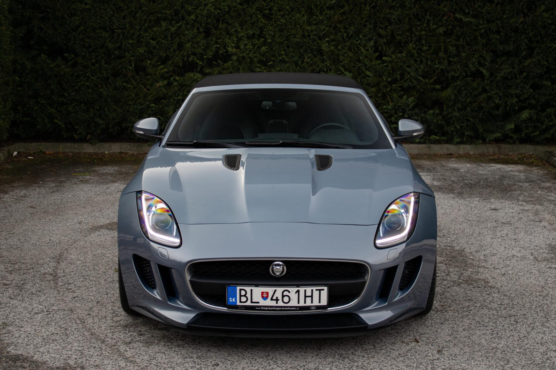 2014 Jaguar F-Type S, sivá kabriolet, 7 398 km