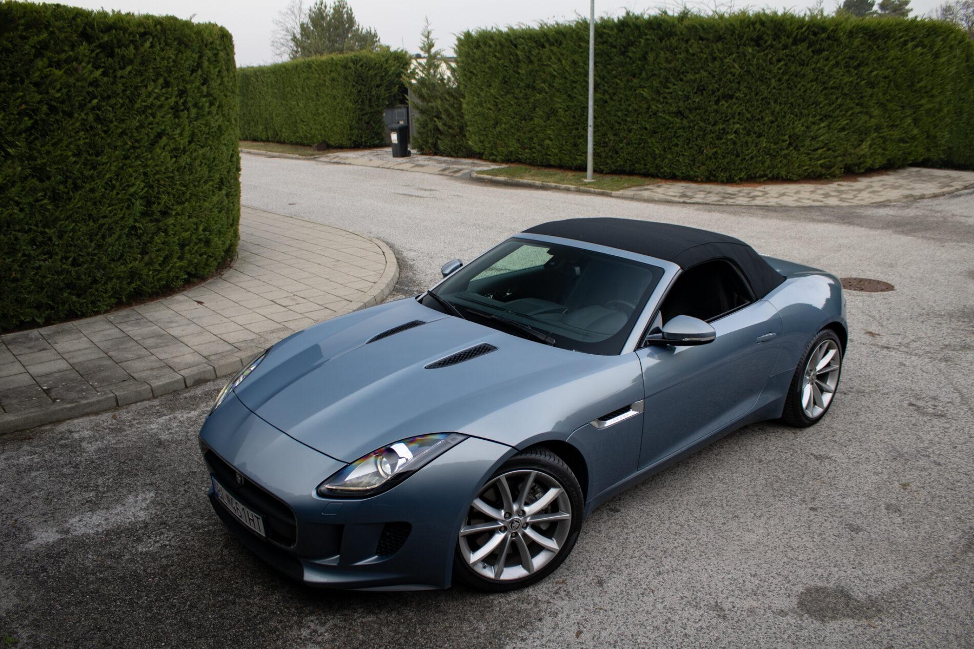2014 Jaguar F-Type S, sivá kabriolet, 7 398 km