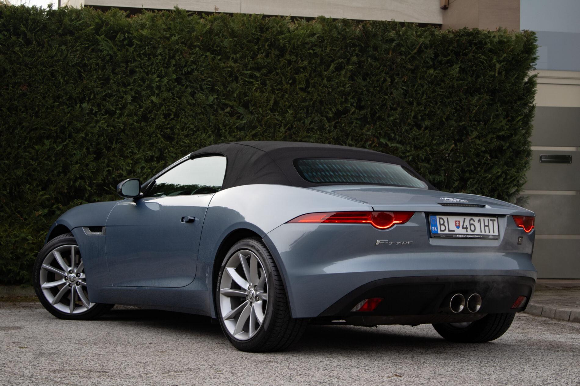 2014 Jaguar F-Type S, sivá kabriolet, 7 398 km