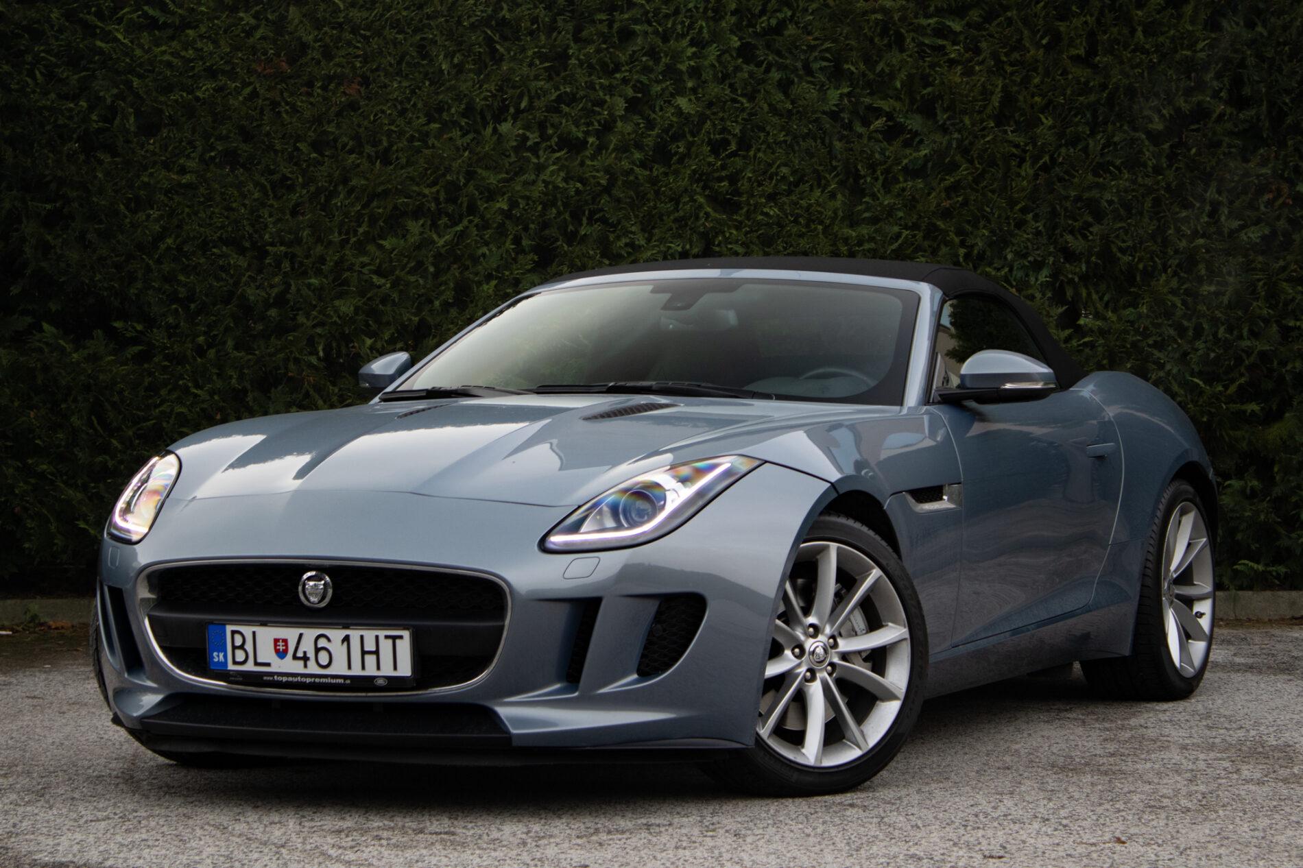 2014 Jaguar F-Type S, sivá kabriolet, 7 398 km