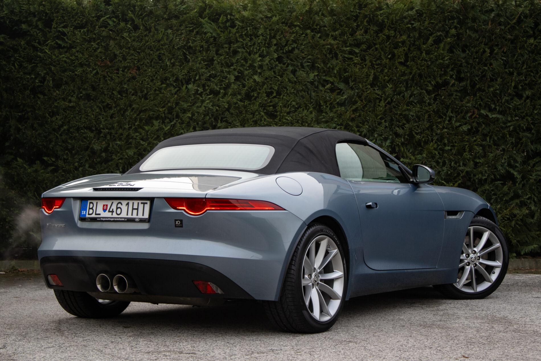 2014 Jaguar F-Type S, sivá kabriolet, 7 398 km