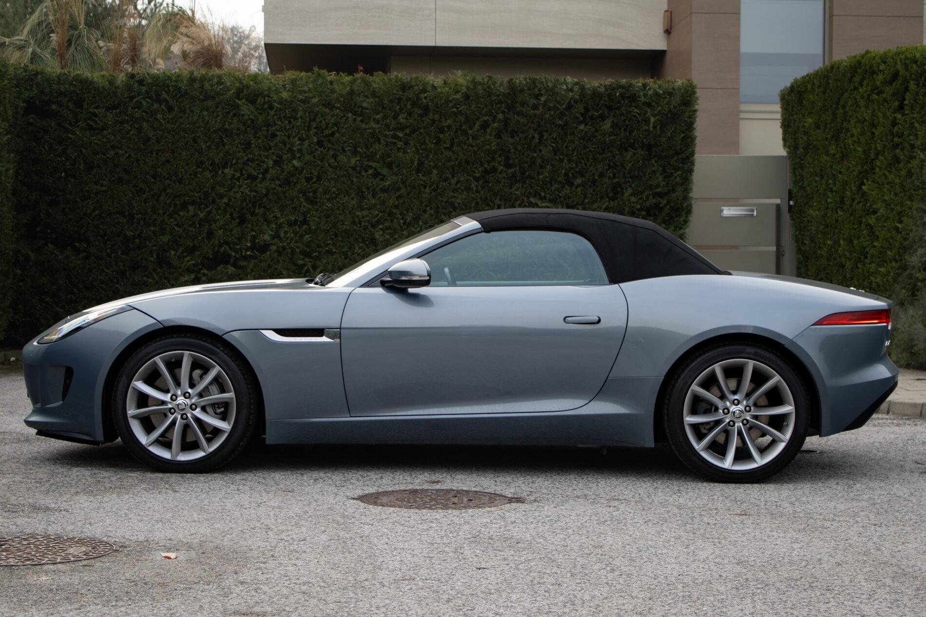 2014 Jaguar F-Type S, sivá kabriolet, 7 398 km