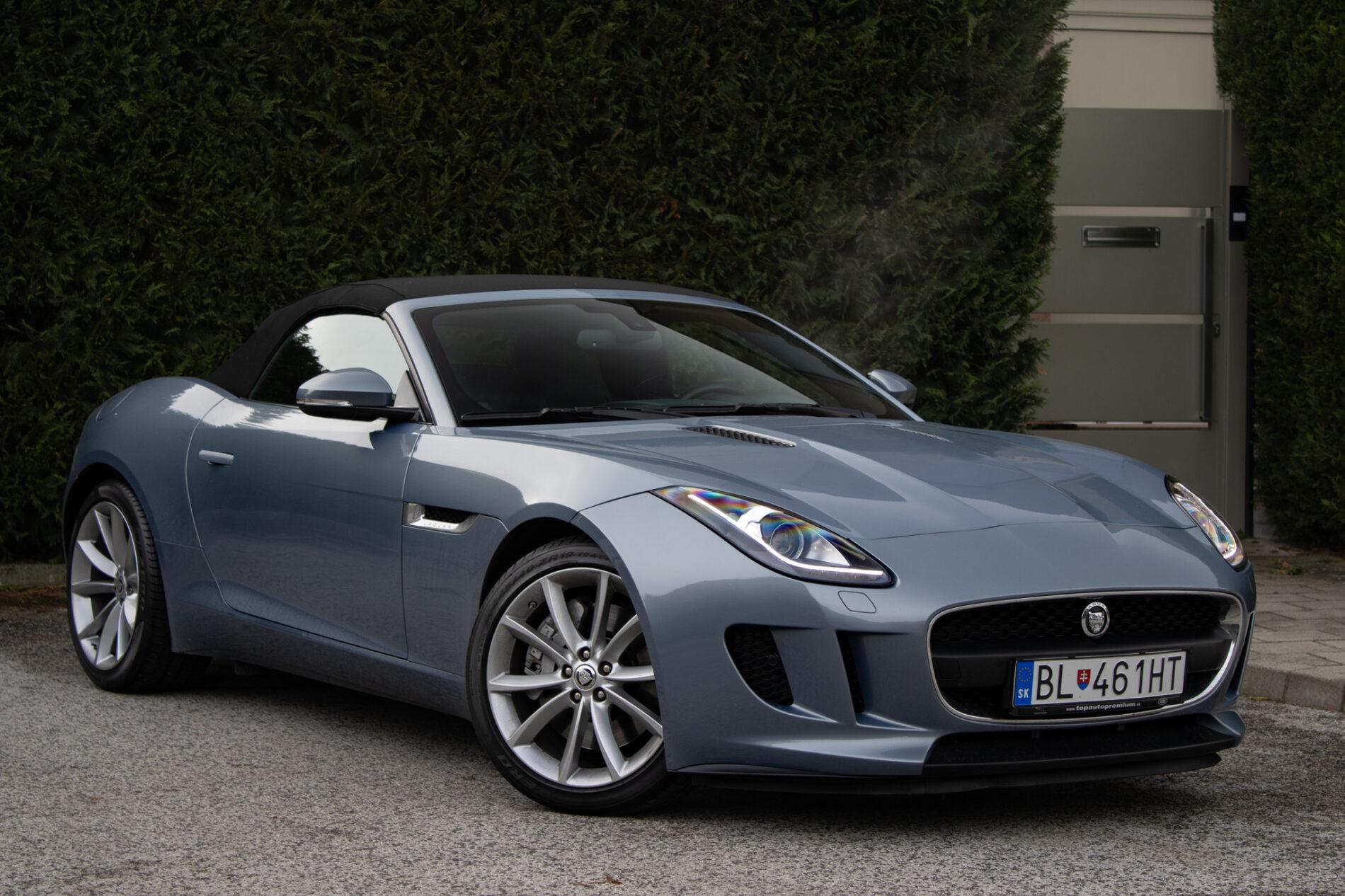 2014 Jaguar F-Type S, sivá kabriolet, 7 398 km
