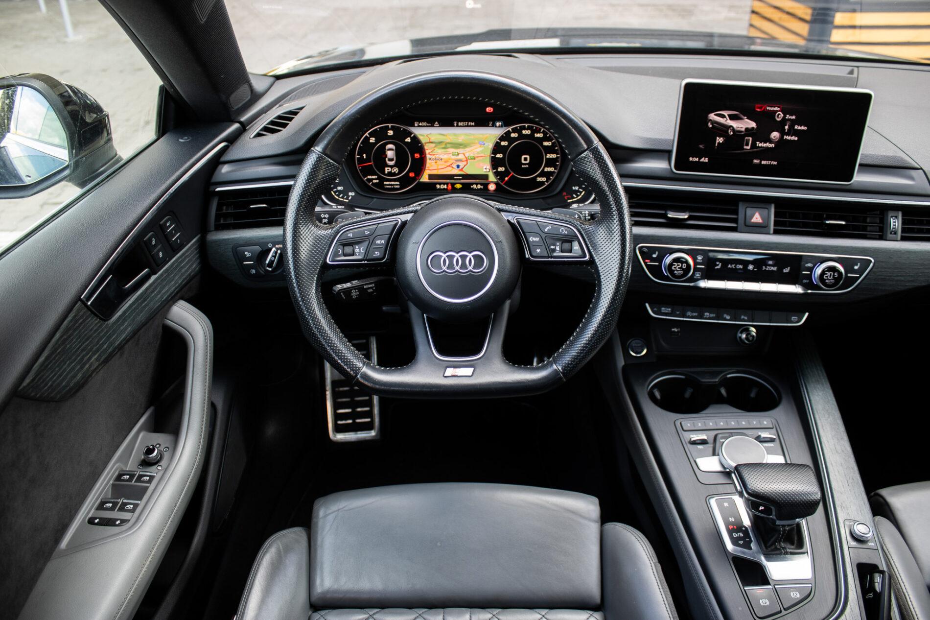 2018 AUDI A5, čierna, 139 011 km