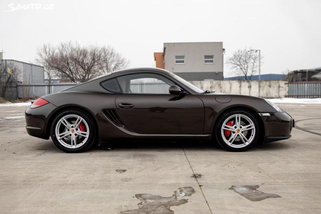 2012 Porsche Cayman 987.2, hnedá kupé, 121 000 km