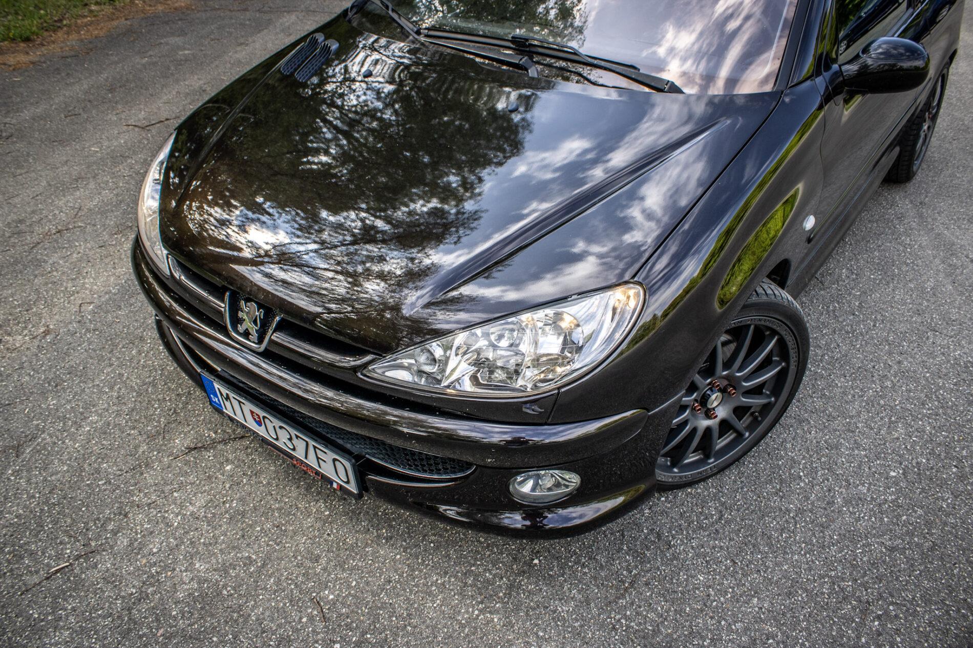 2003 Peugeot 206 RC, čierna hatchback, 58 219 km