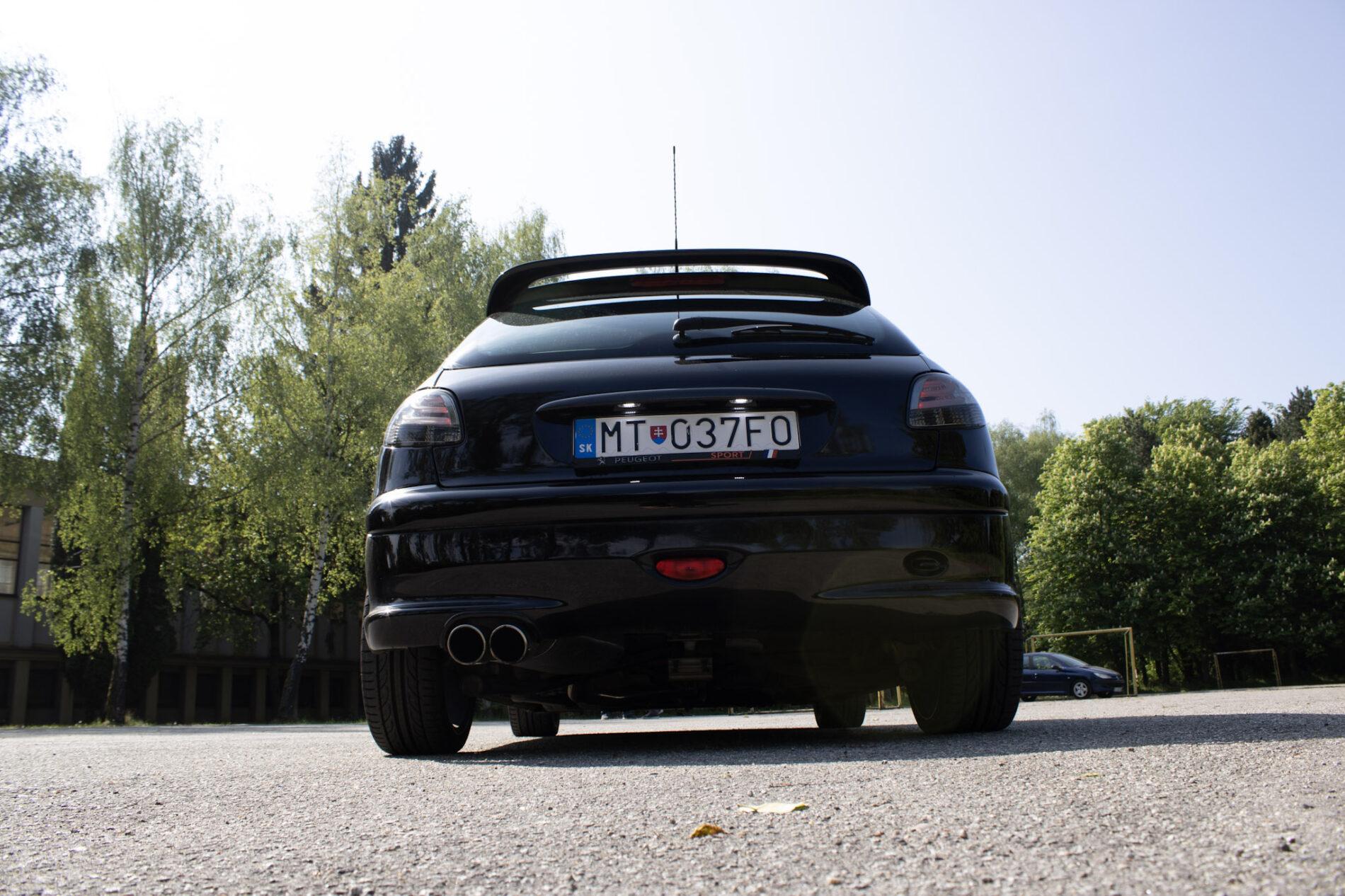 2003 Peugeot 206 RC, čierna hatchback, 58 219 km